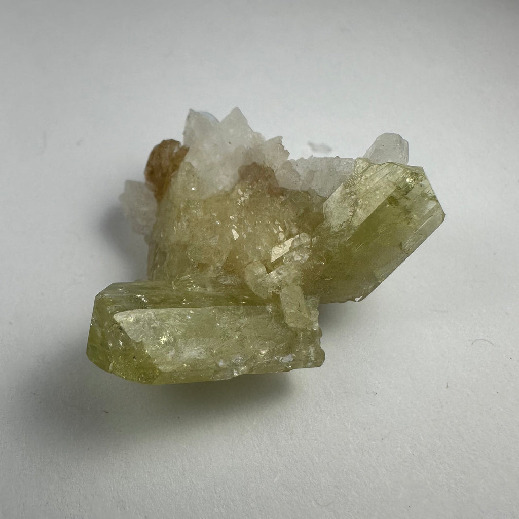 Brazilianite on Albite | Minerals | Wiccan Center