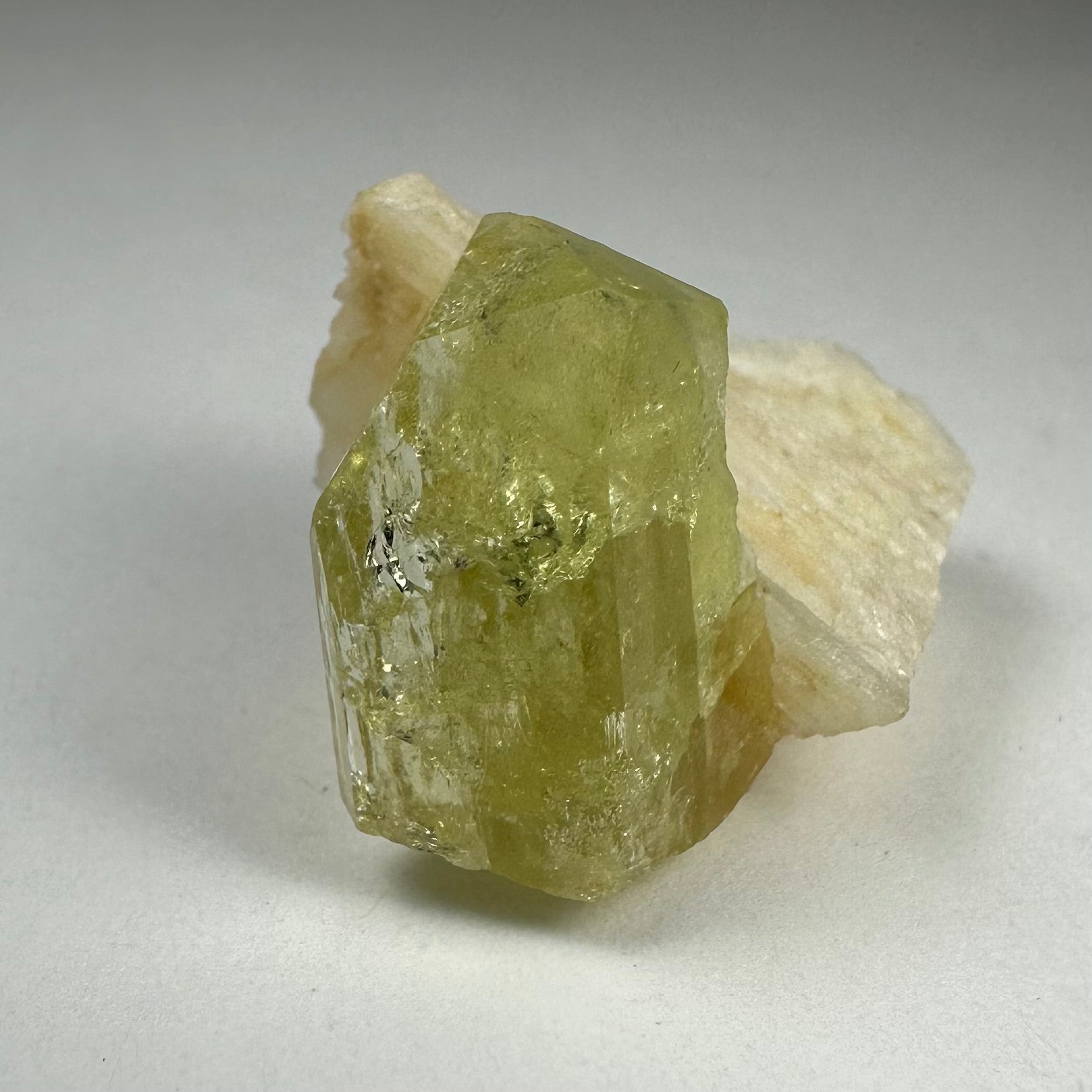 Brazilianite with Albite | Minerals | Wiccan Center