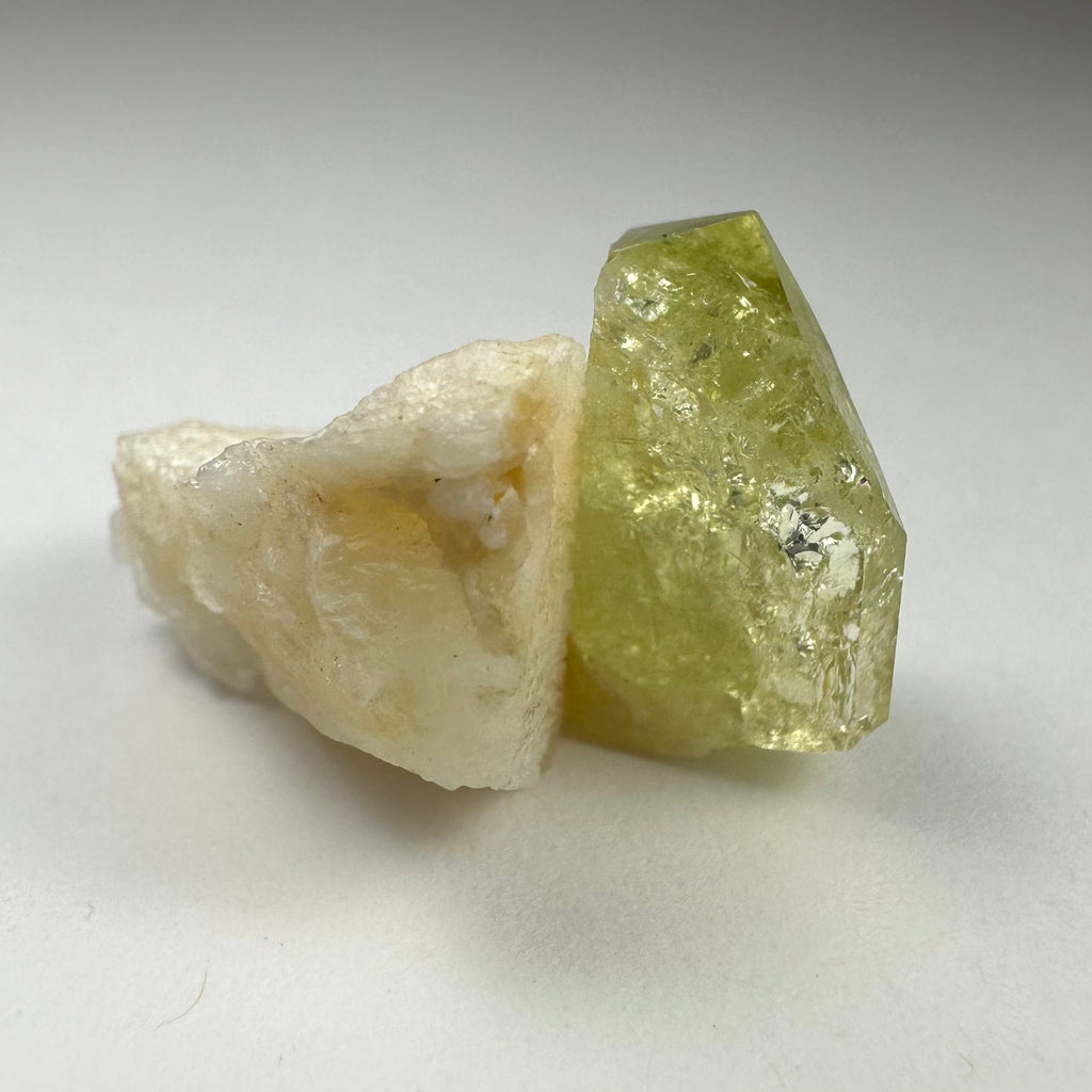 Brazilianite with Albite | Minerals | Wiccan Center
