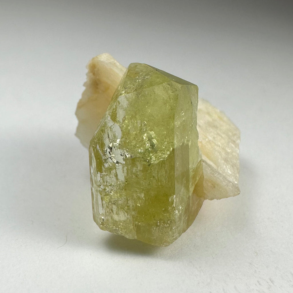 Brazilianite with Albite | Minerals | Wiccan Center
