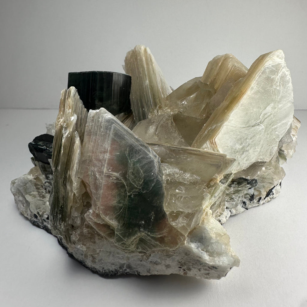 Blue Indicolite Tourmaline on Matrix from Nuristan, Afghanistan | Minerals | Wiccan Center
