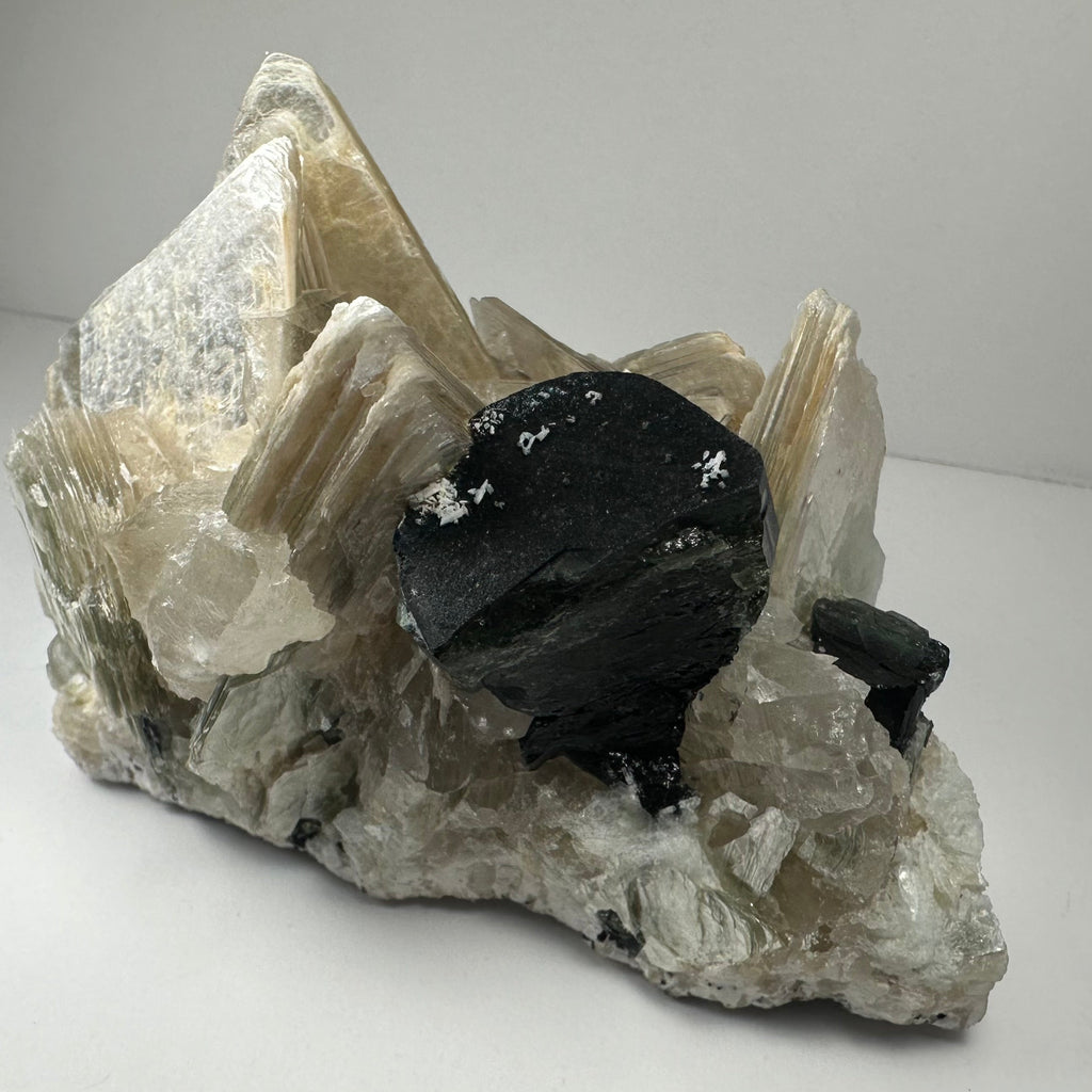 Blue Indicolite Tourmaline on Matrix from Nuristan, Afghanistan | Minerals | Wiccan Center