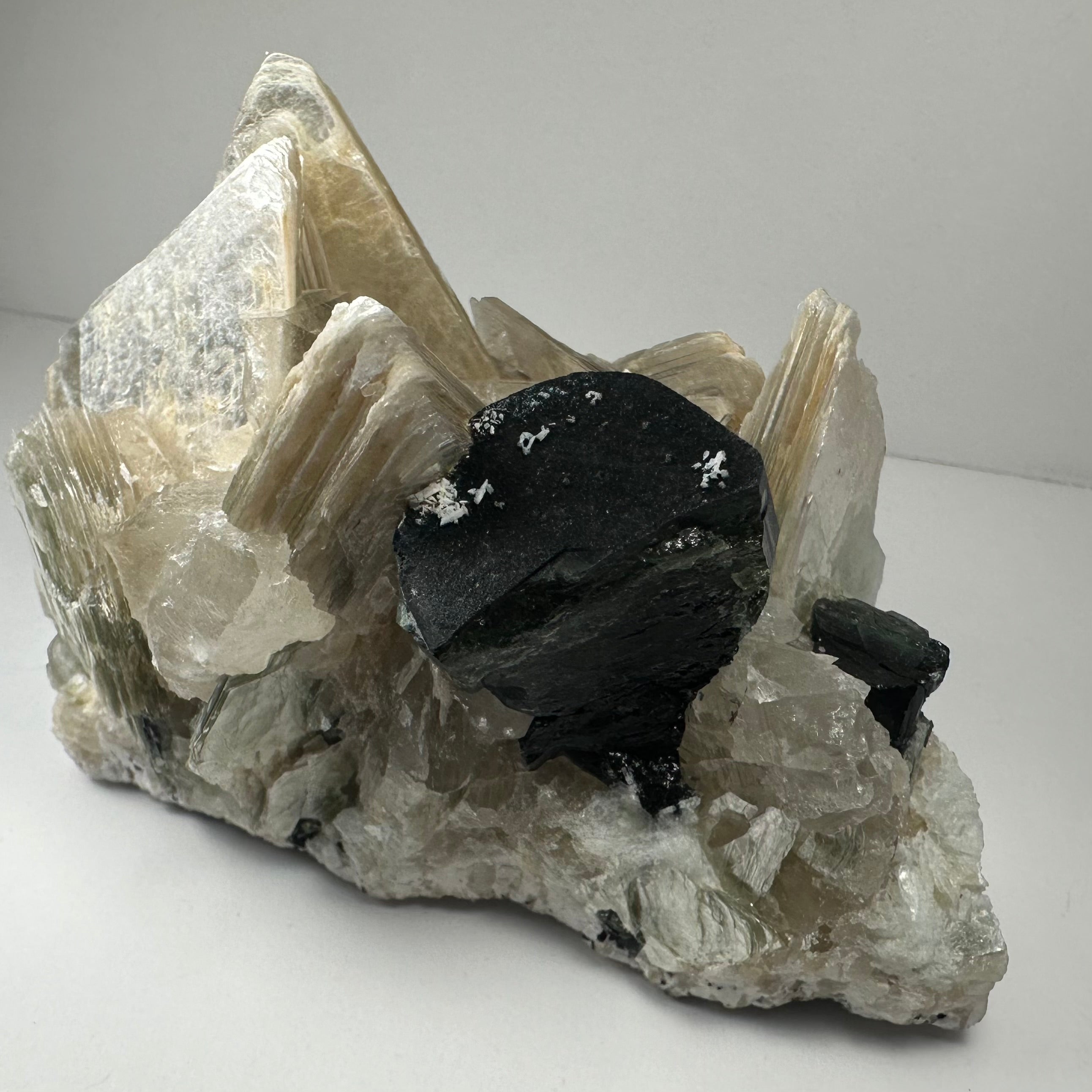 Blue Indicolite Tourmaline on Matrix from Nuristan, Afghanistan | Minerals | Wiccan Center