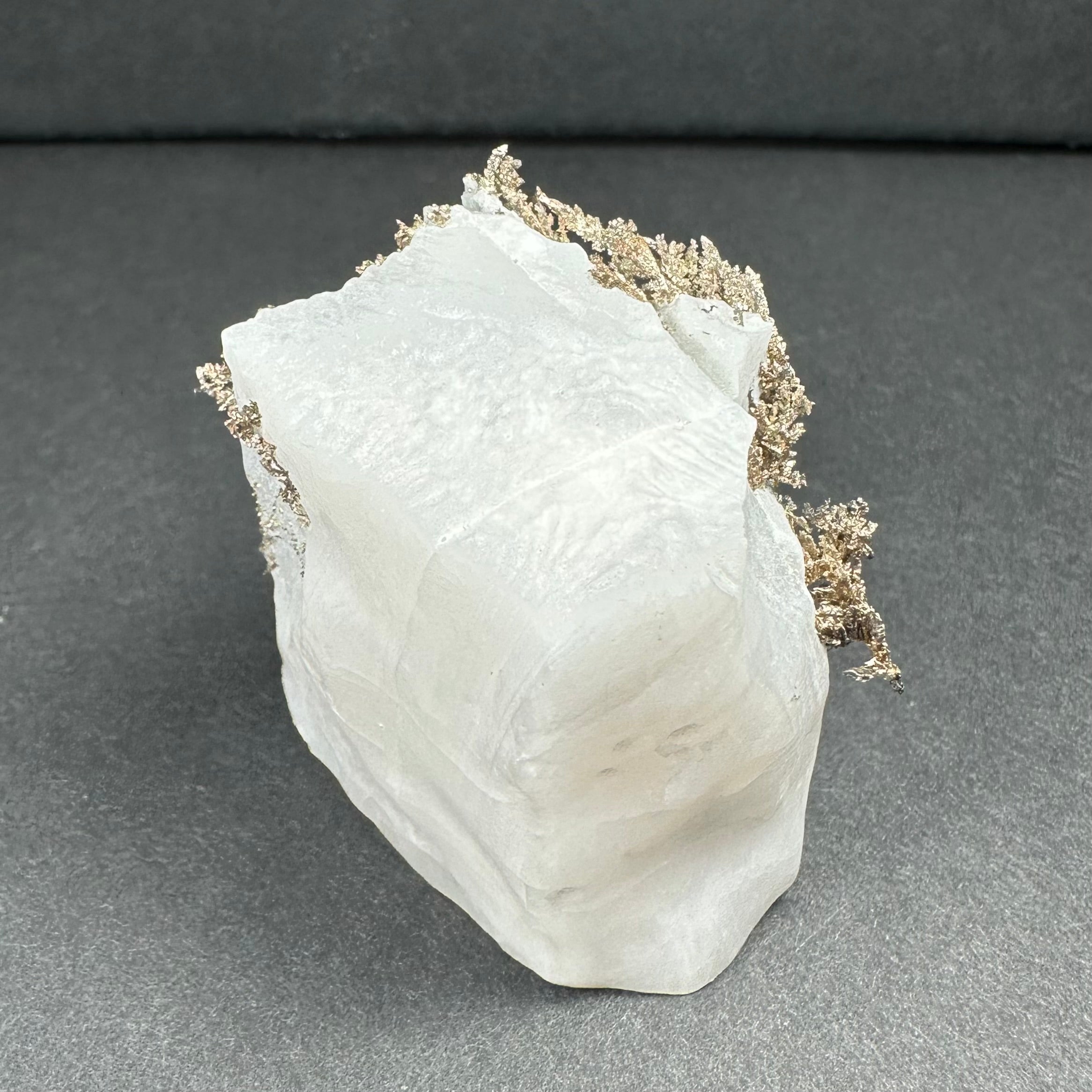 Native Dendritic Silver on Calcite from Morocco | Minerals | Wiccan Center