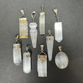 Selenite Pendant in Sterling Silver Clasp | Jewelry | Wiccan Center