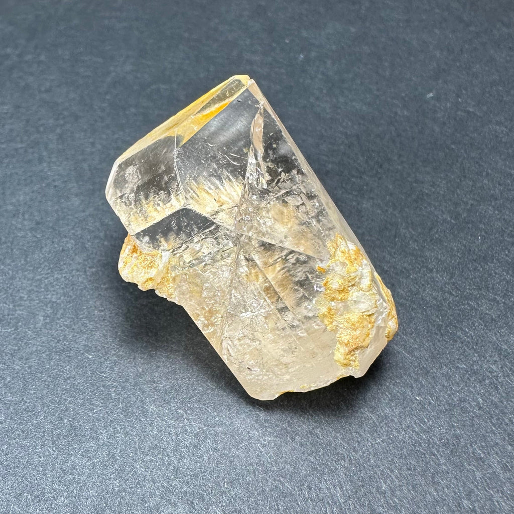 Golden Topaz Crystal from Shigar Valley, Skardu, Pakistan | Minerals | Wiccan Center