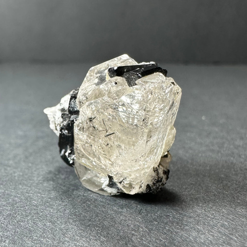 White Topaz with Black Tourmaline Mt. Antero, San Isabel National Forest, Colorado | Minerals | Wiccan Center