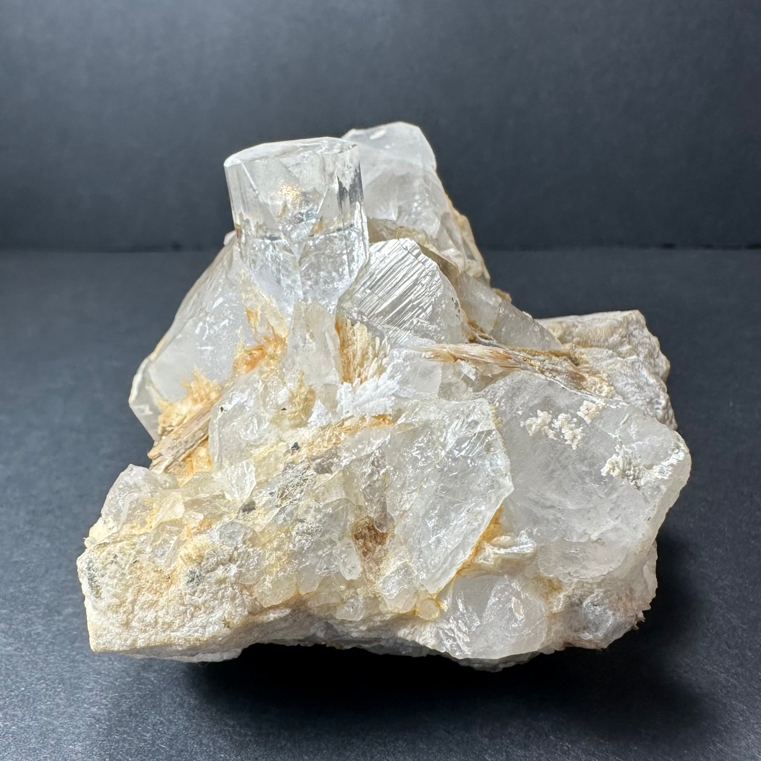Topaz with Quartz and Muscovite on Feldspar from Skardu, Pakistan | Minerals | Wiccan Center
