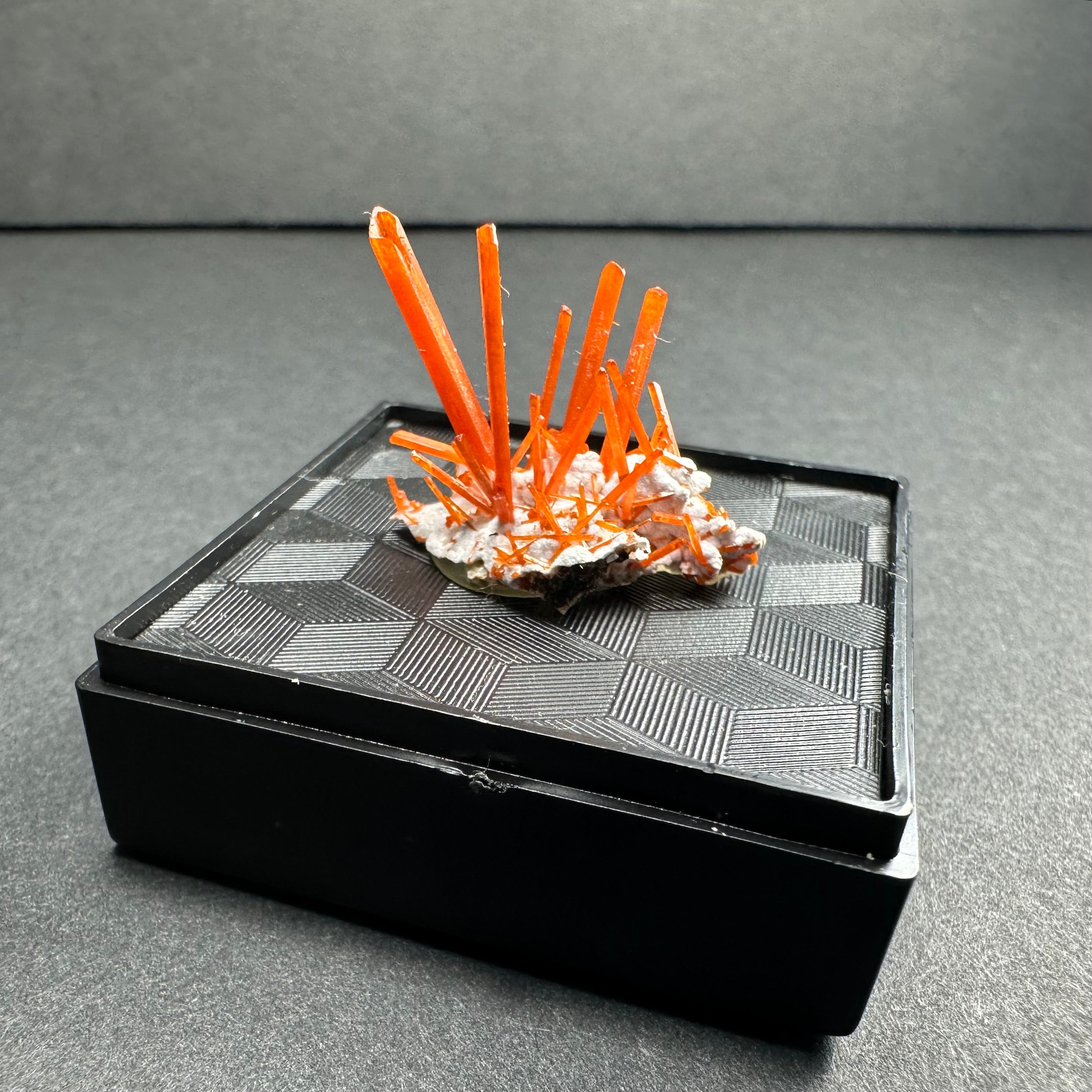 Crocoite on Matrix Adelaide Mine, Dundas, Tasmania, Australia | Minerals | Wiccan Center