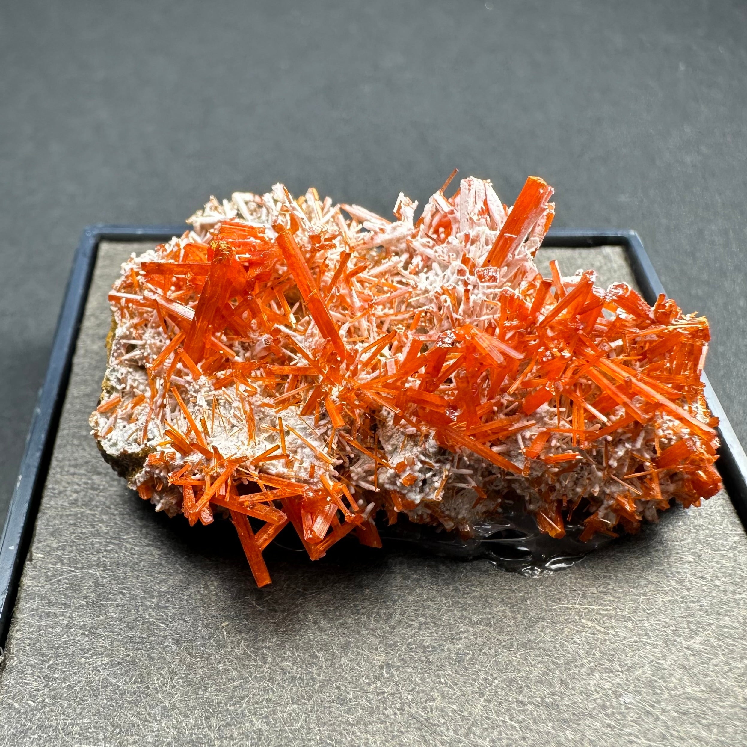 Crocoite on Matrix Adelaide Mine, Dundas, Tasmania, Australia | Minerals | Wiccan Center