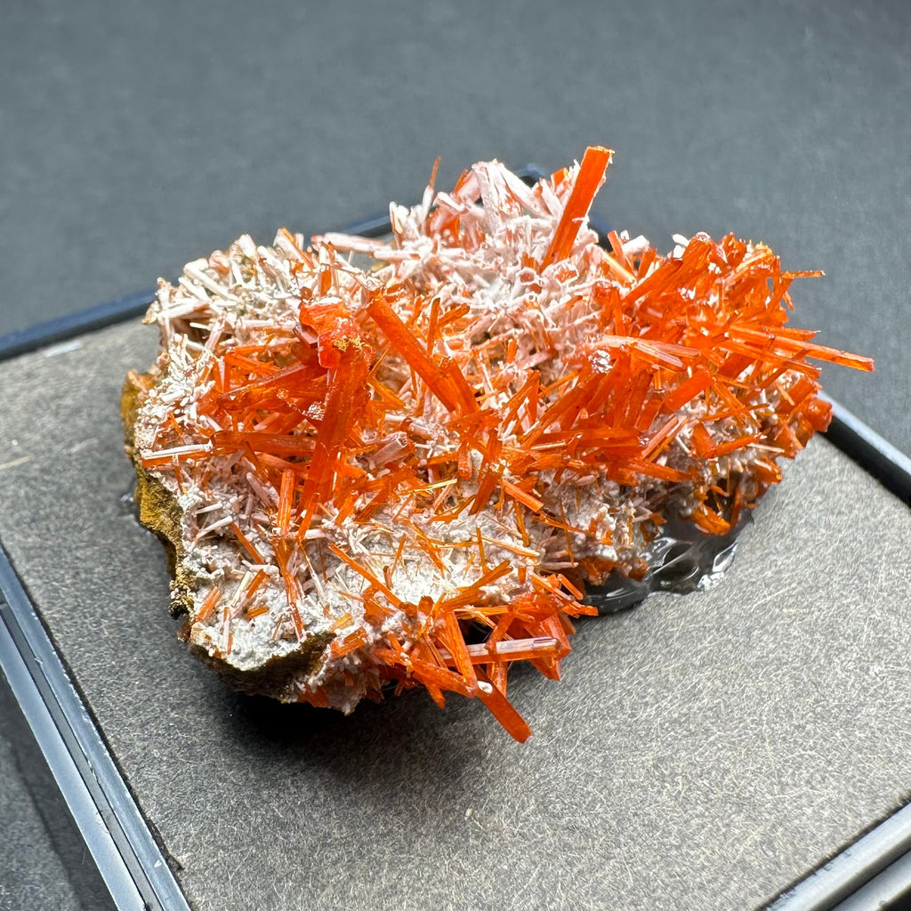 Crocoite on Matrix Adelaide Mine, Dundas, Tasmania, Australia | Minerals | Wiccan Center