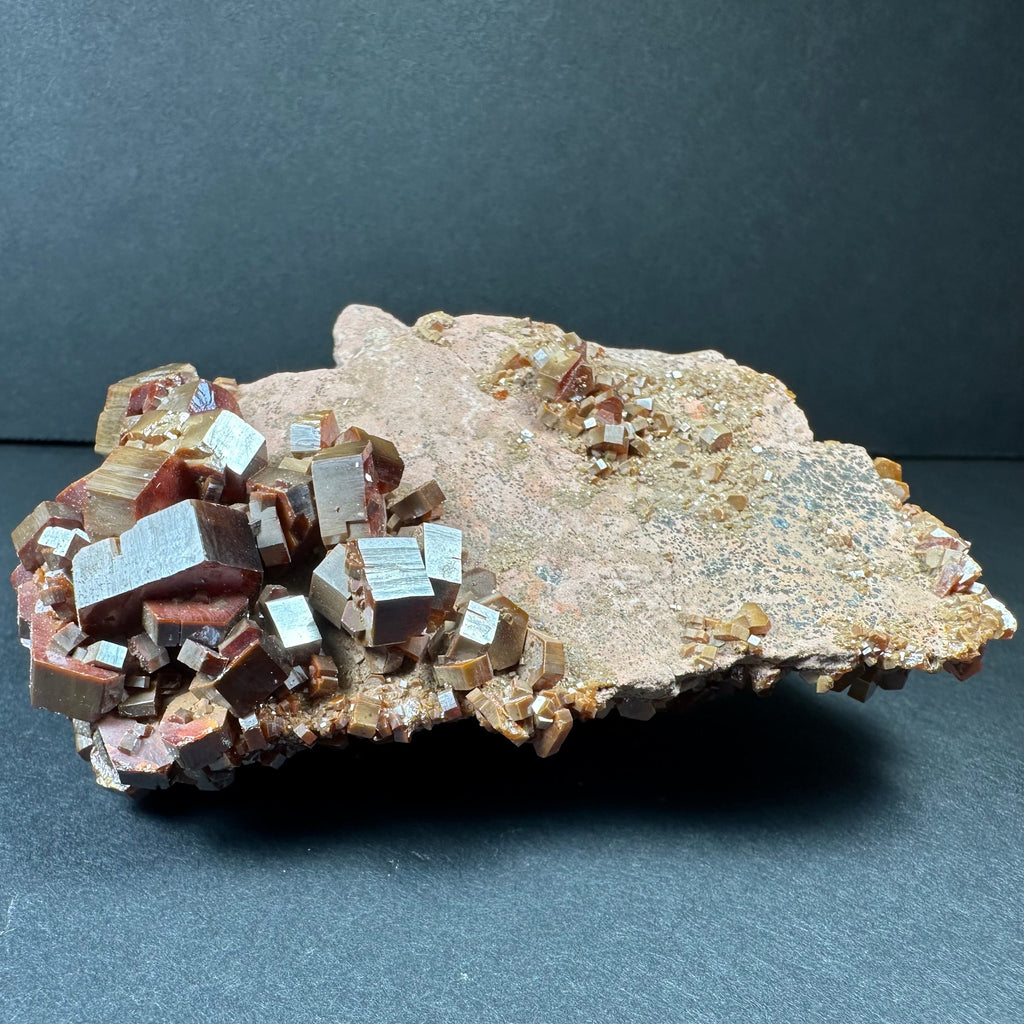 Vanadinite Cluster on Matrix from Mibladen, Morocco | Minerals | Wiccan Center