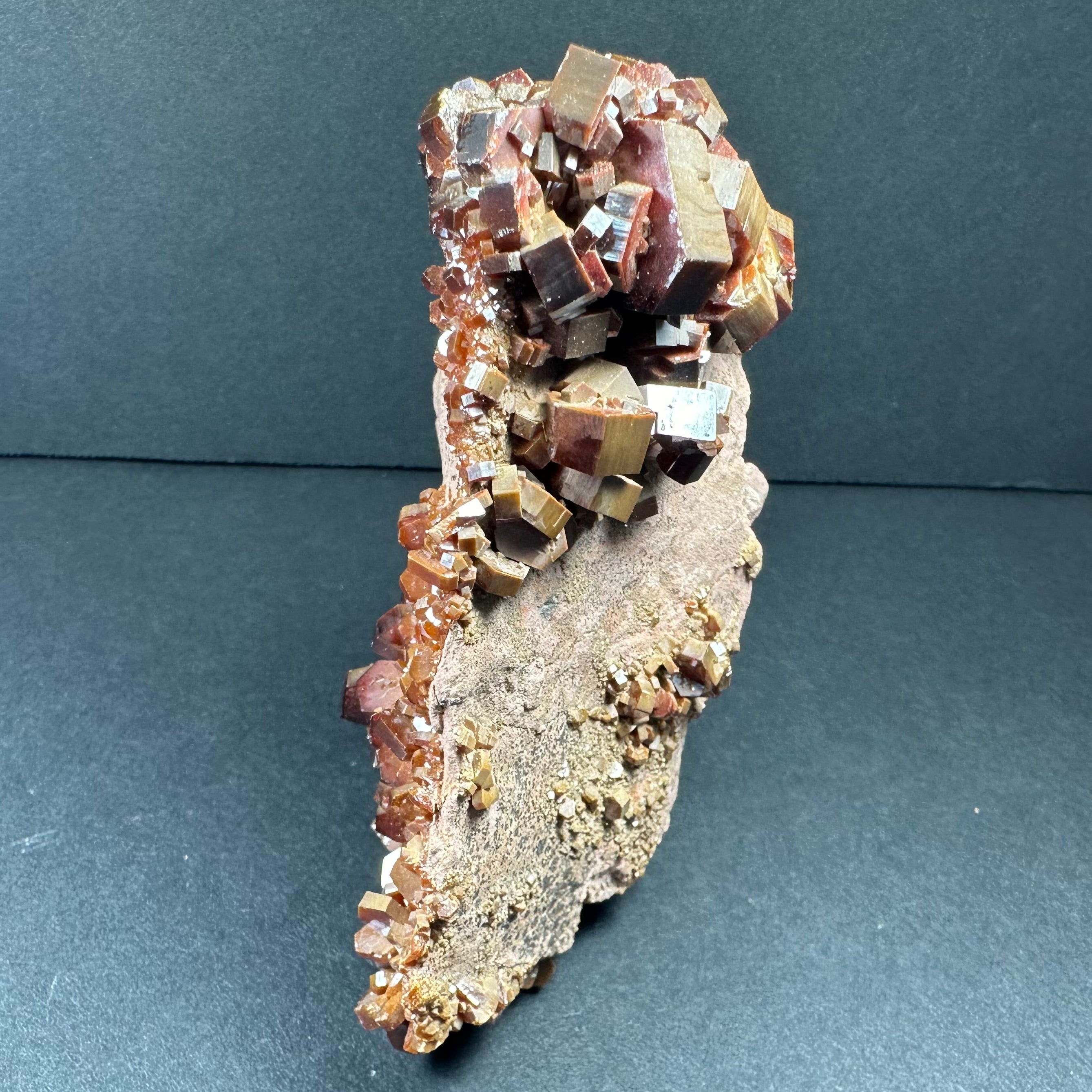 Vanadinite Cluster on Matrix from Mibladen, Morocco | Minerals | Wiccan Center