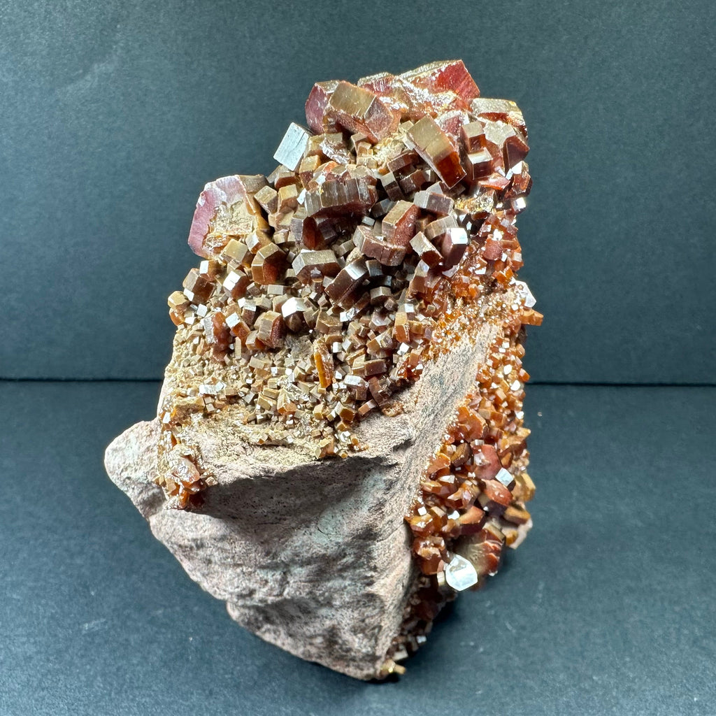 Vanadinite Cluster on Matrix from Mibladen, Morocco | Minerals | Wiccan Center