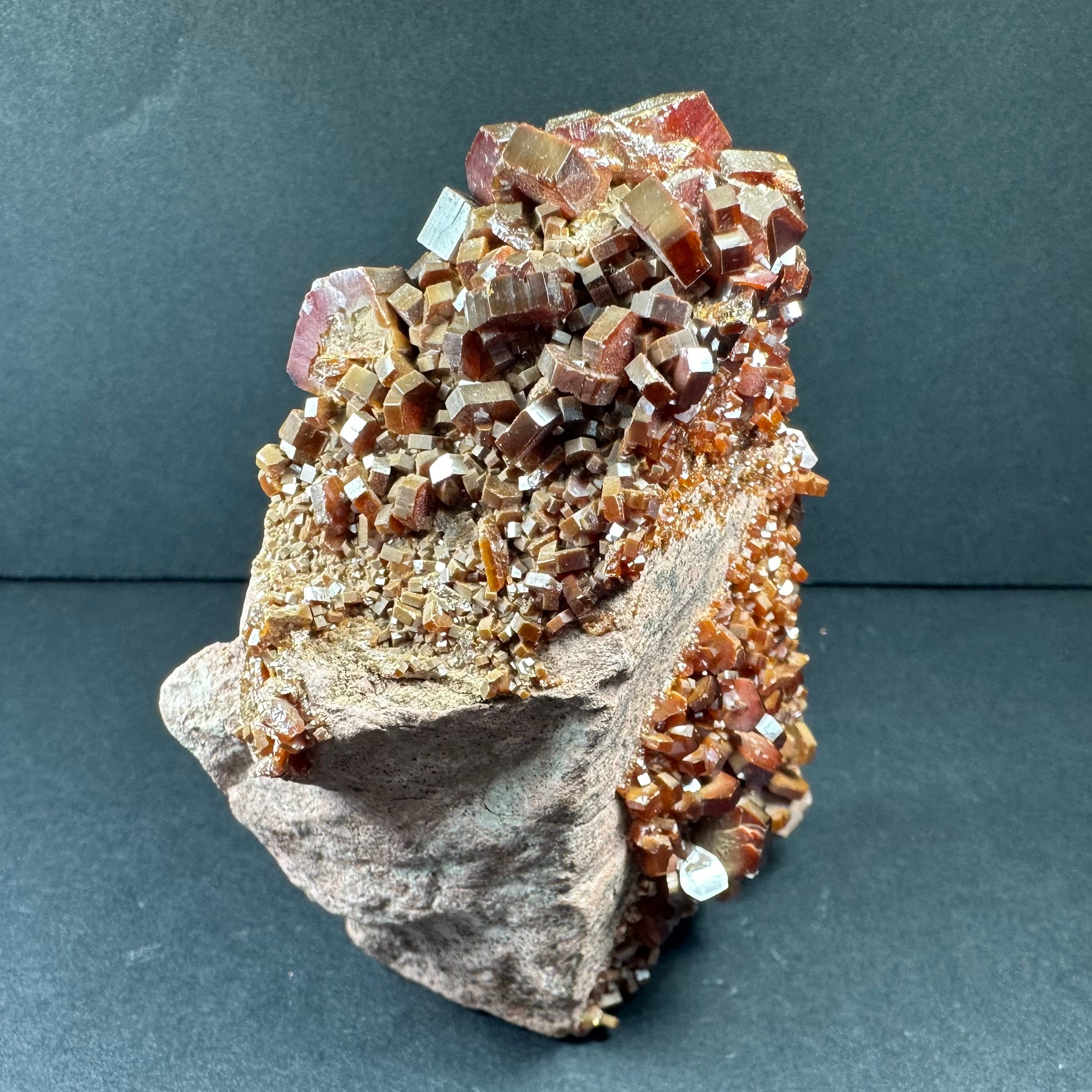Vanadinite Cluster on Matrix from Mibladen, Morocco | Minerals | Wiccan Center