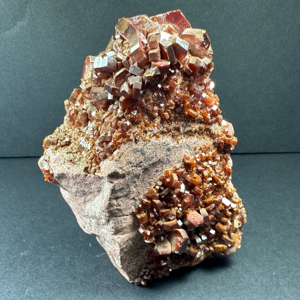 Vanadinite Cluster on Matrix from Mibladen, Morocco | Minerals | Wiccan Center