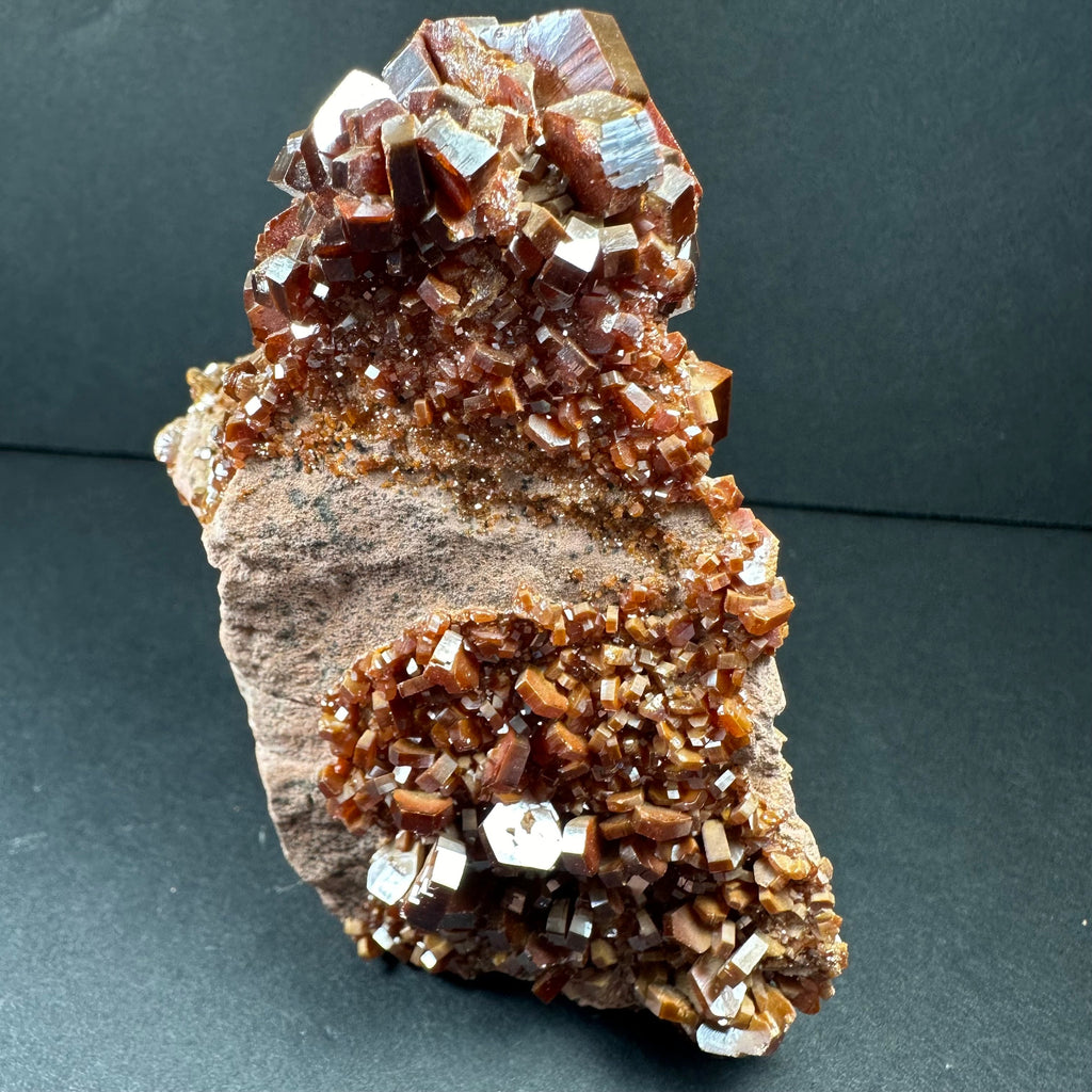 Vanadinite Cluster on Matrix from Mibladen, Morocco | Minerals | Wiccan Center
