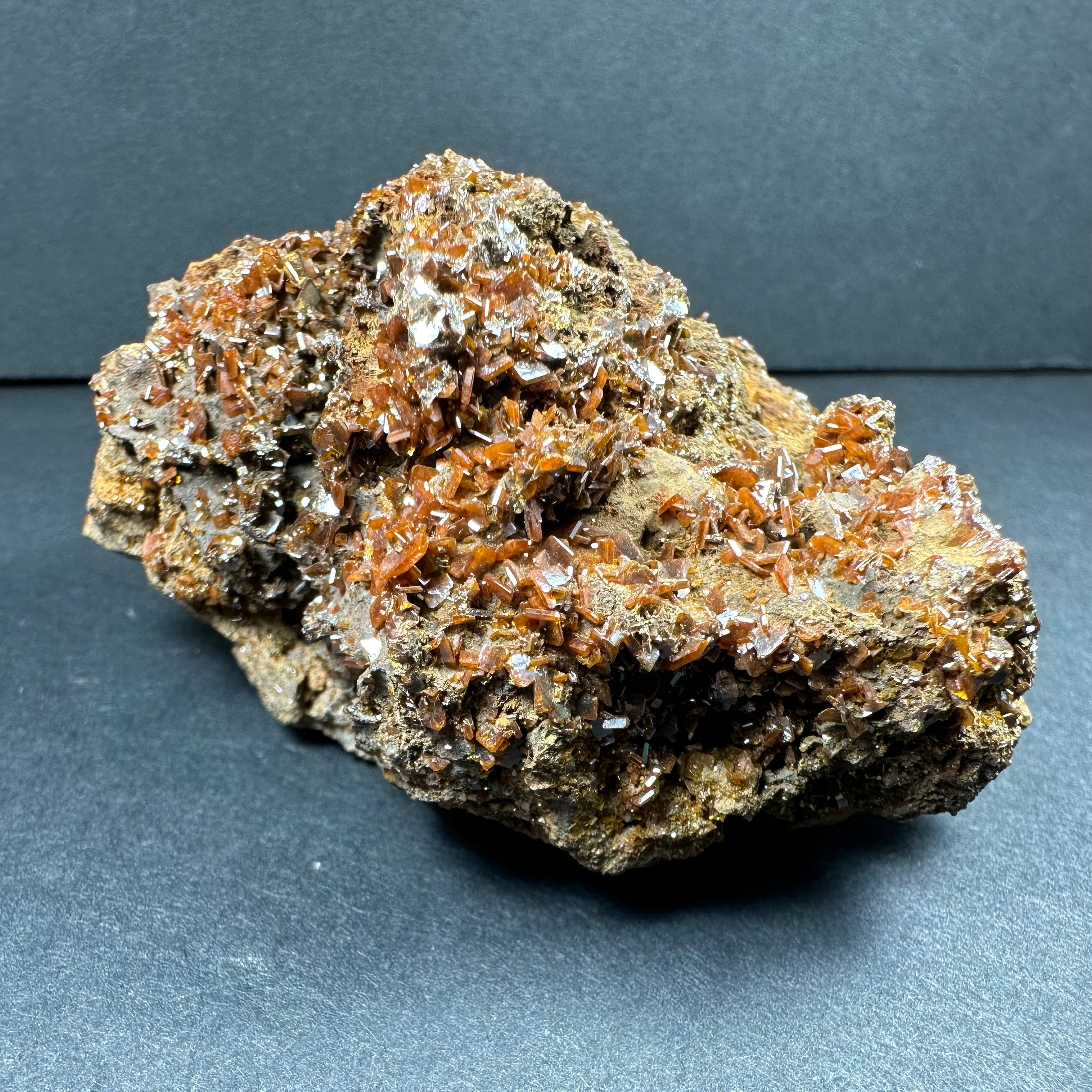 Wulfenite Cluster on Matrix from Maoniuping Mine, Sichuan, China | Minerals | Wiccan Center