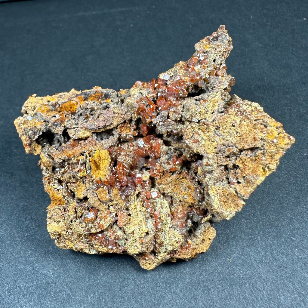 Wulfenite Cluster on Matrix from Maoniuping Mine, Sichuan, China | Minerals | Wiccan Center