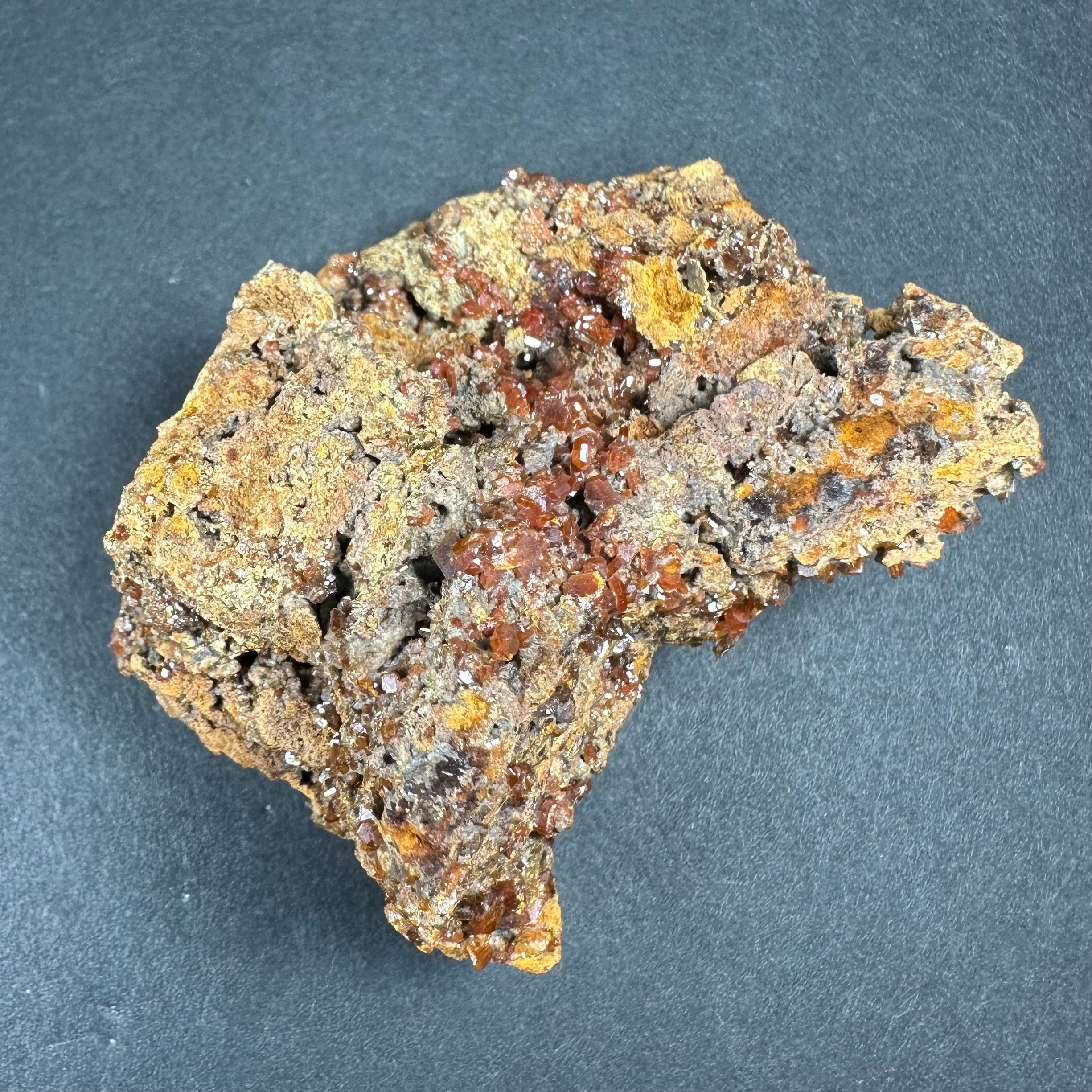 Wulfenite Cluster on Matrix from Maoniuping Mine, Sichuan, China | Minerals | Wiccan Center