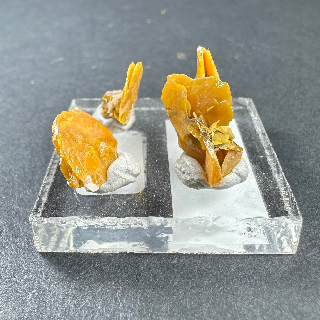 Micro Wulfenite Crystal Clusters | Minerals | Wiccan Center