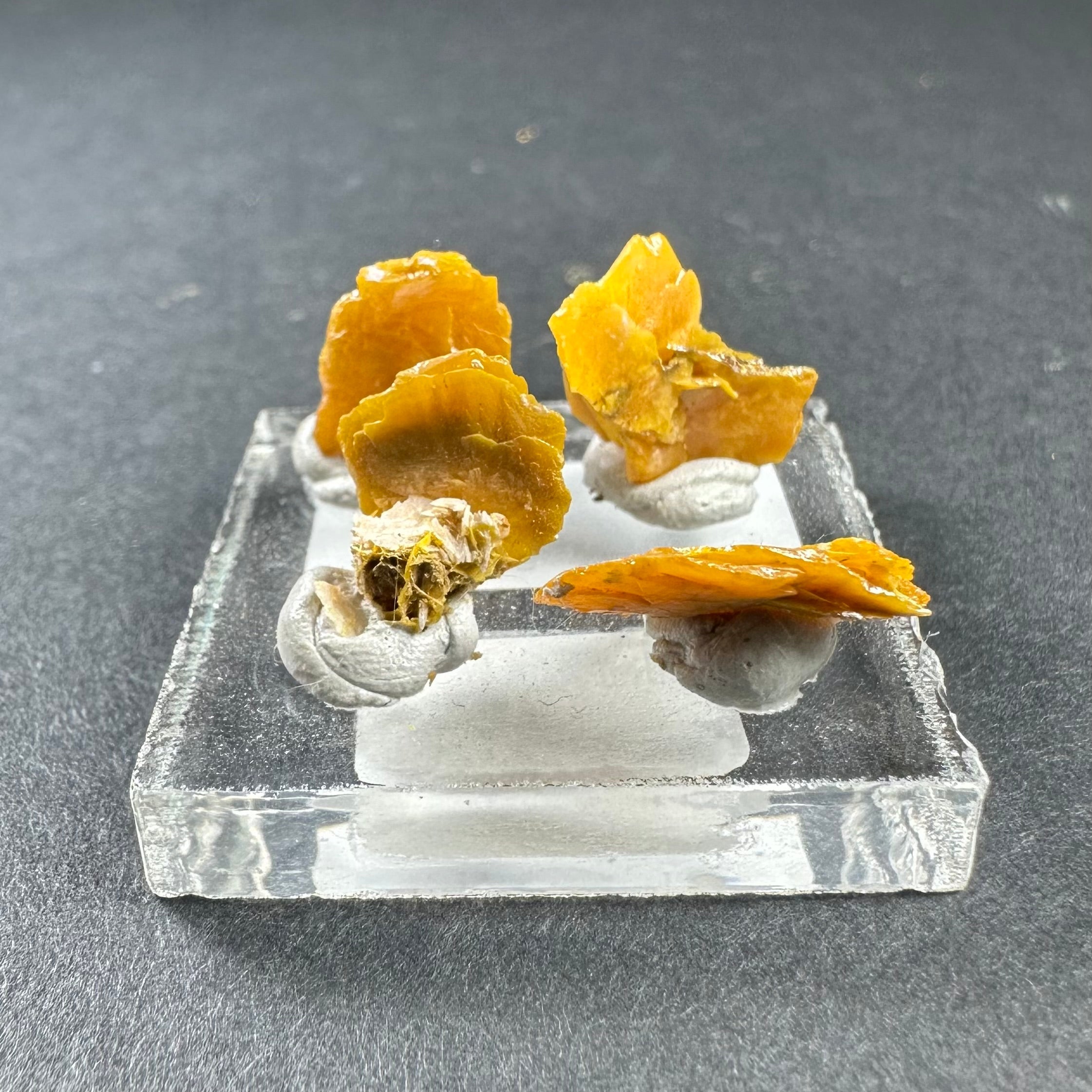Micro Wulfenite Crystal Clusters | Minerals | Wiccan Center