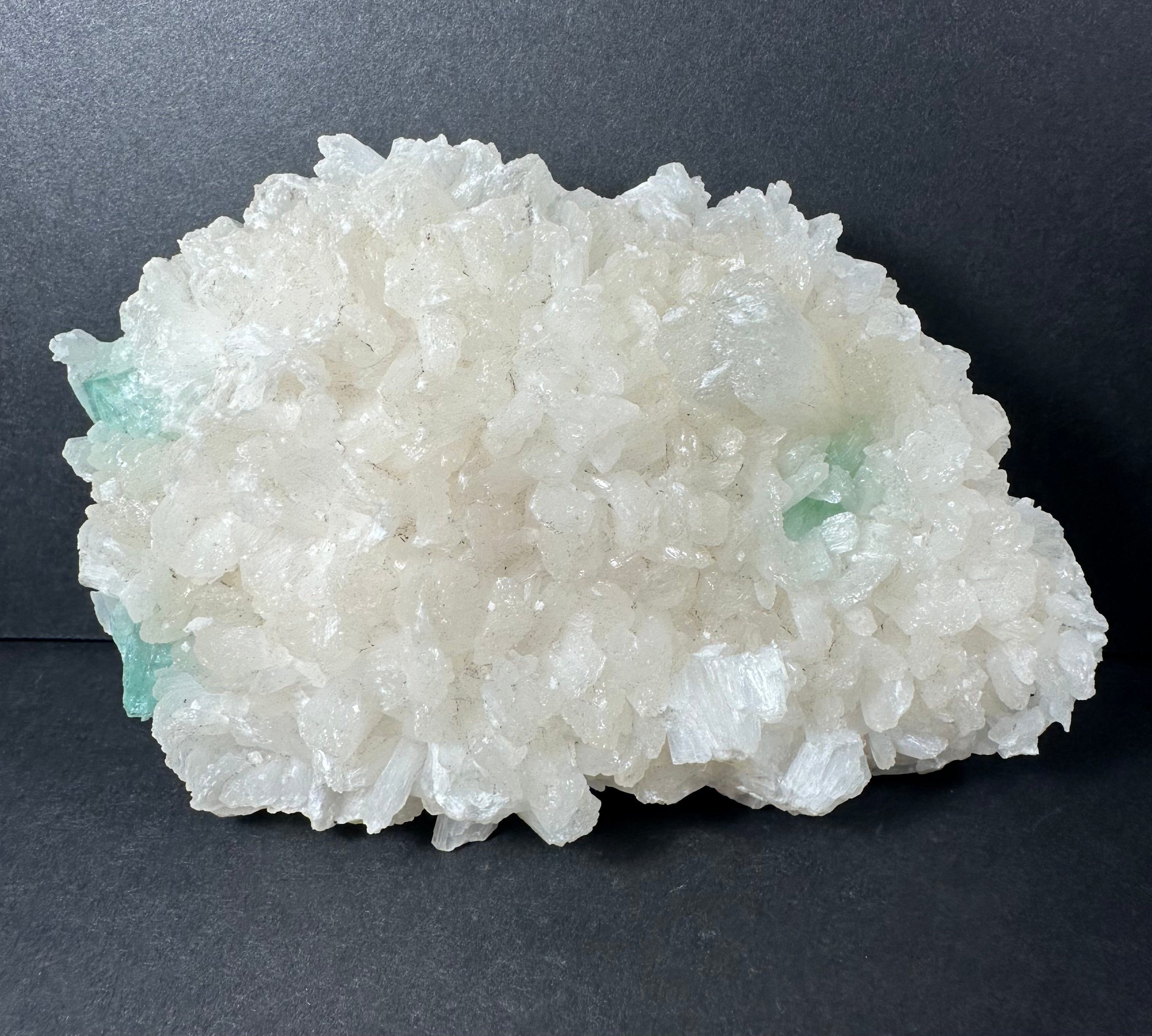 Ocean Green Apophyllite with Stilbite on matrix | Minerals | Wiccan Center