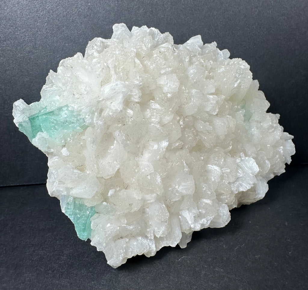 Ocean Green Apophyllite with Stilbite on matrix | Minerals | Wiccan Center