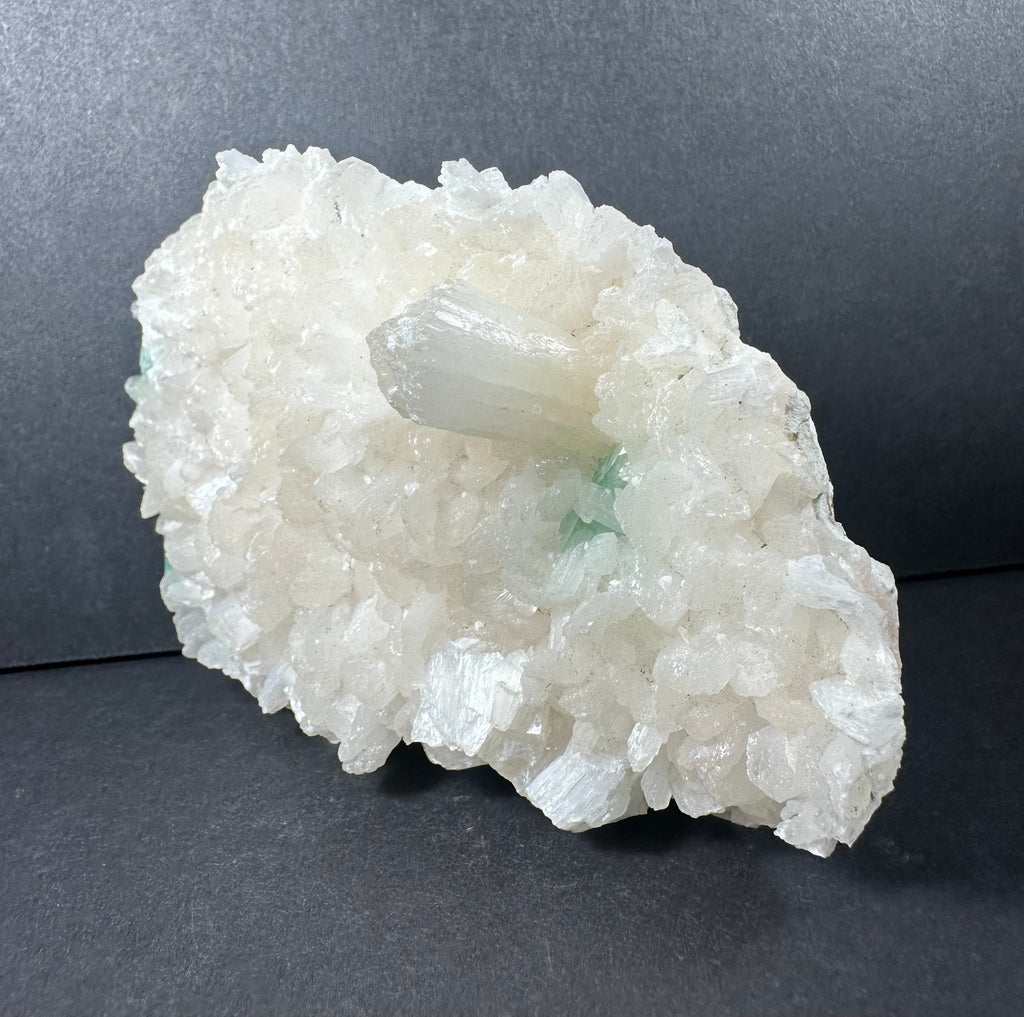 Ocean Green Apophyllite with Stilbite on matrix | Minerals | Wiccan Center
