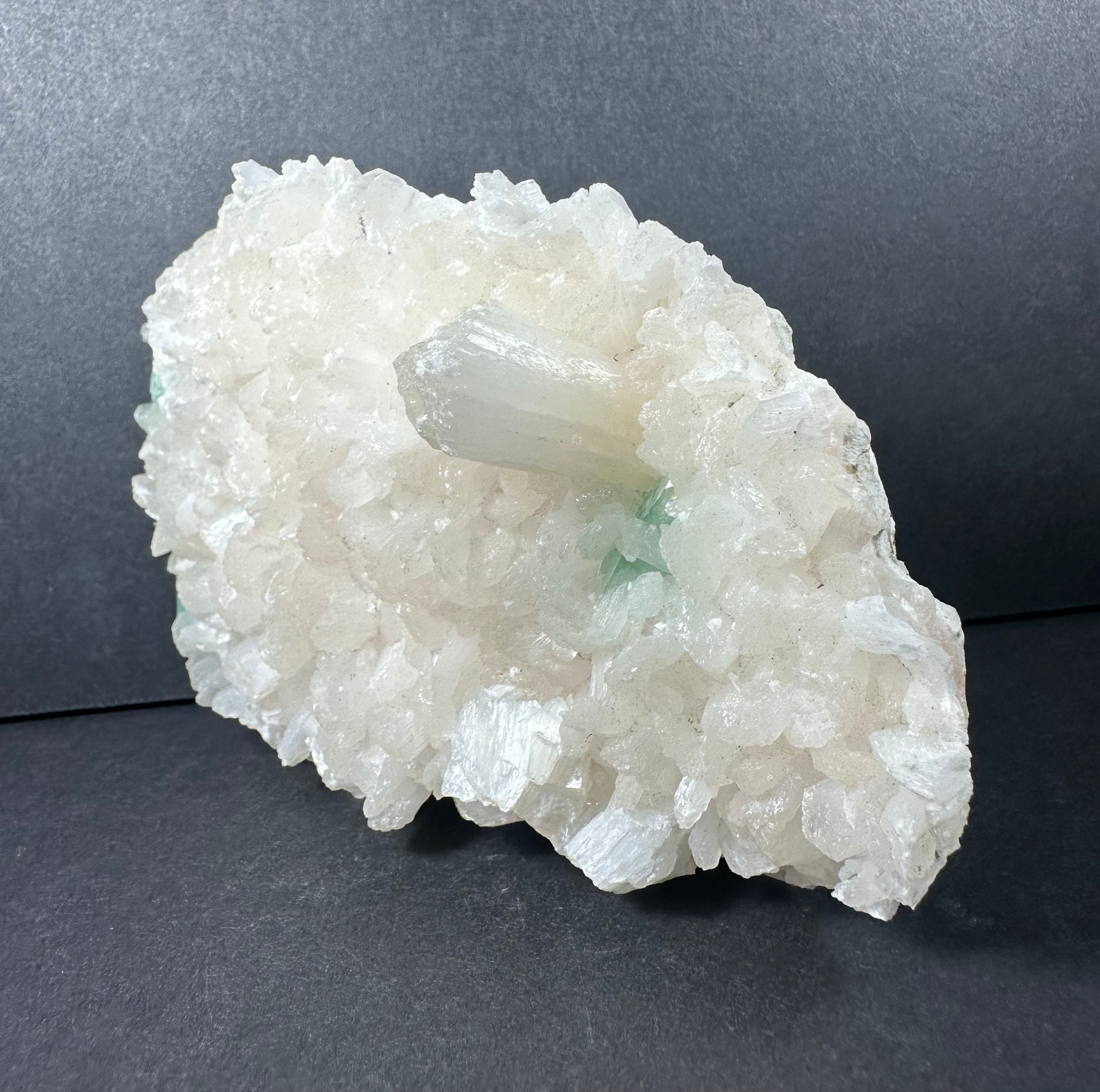 Ocean Green Apophyllite with Stilbite on matrix | Minerals | Wiccan Center