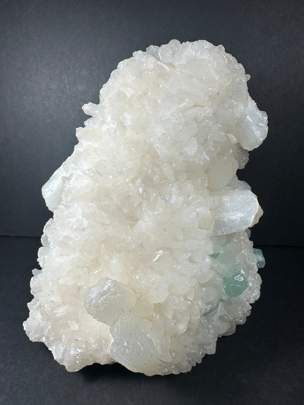Stilbite with Green Apophyllite and Mordenite on matrix | Minerals | Wiccan Center
