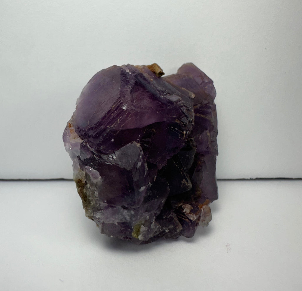 Purple Cubic Fluorite on matrix | Minerals | Wiccan Center