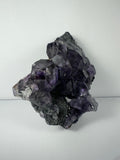 Purple Dodecahedral Fluorite with Calcite on matrix | Minerals | Wiccan Center