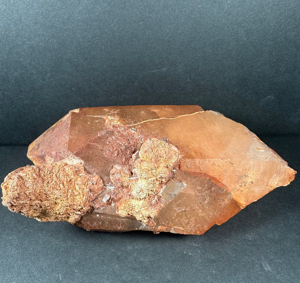 Tangerine Quartz Cluster Atlas mountains, Morocco | Minerals | Wiccan Center