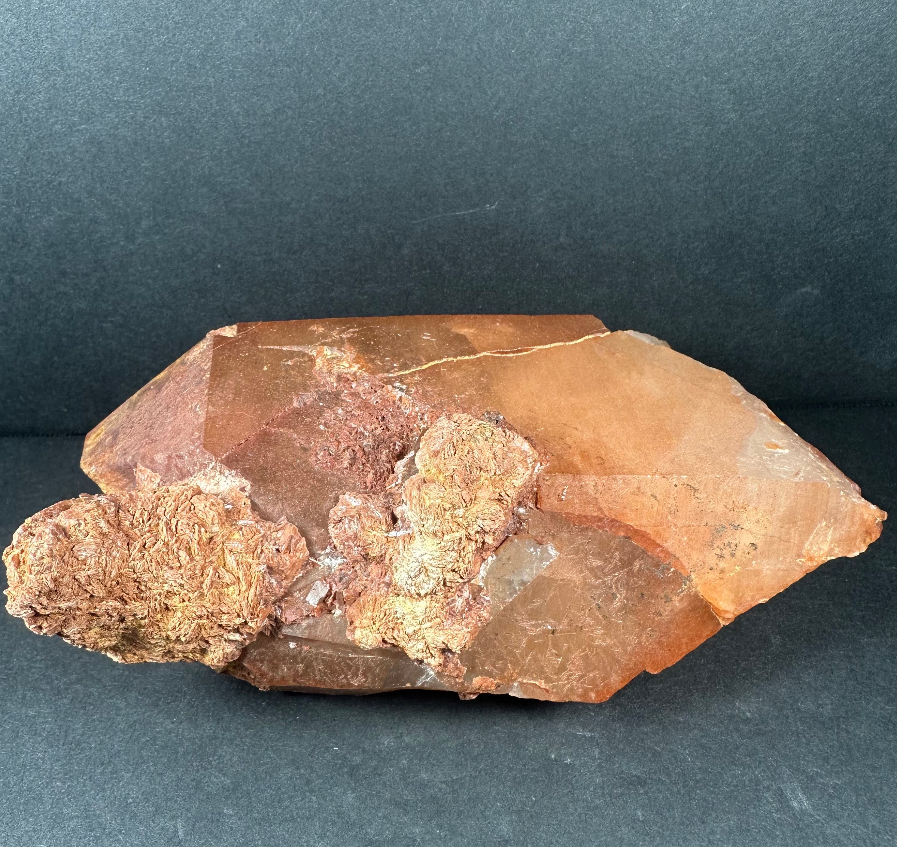 Tangerine Quartz Cluster Atlas mountains, Morocco | Minerals | Wiccan Center