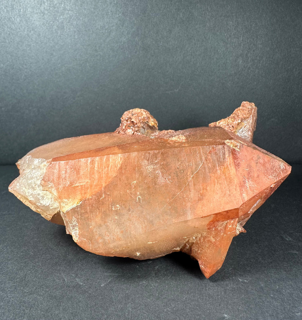 Tangerine Quartz Cluster Atlas mountains, Morocco | Minerals | Wiccan Center