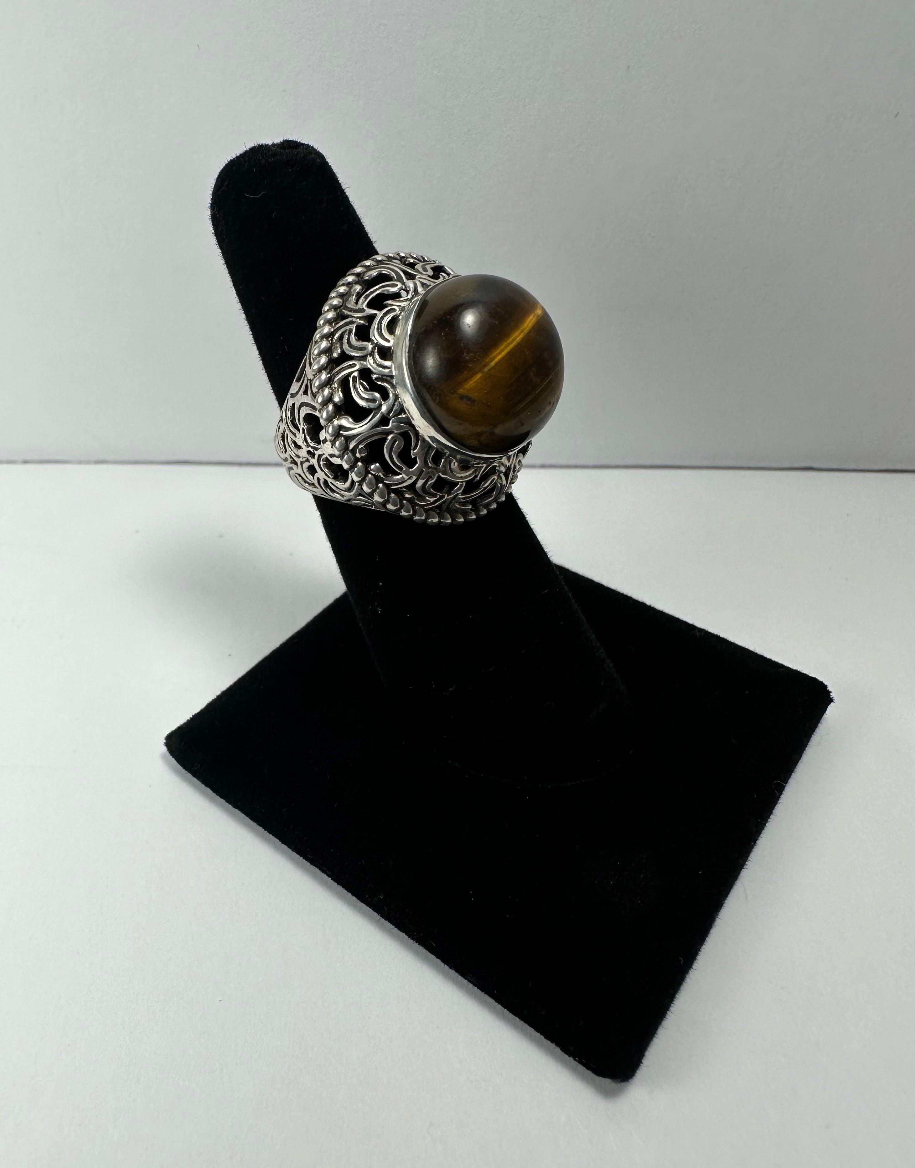 Tiger's Eye Ring | Jewelry | Wiccan Center
