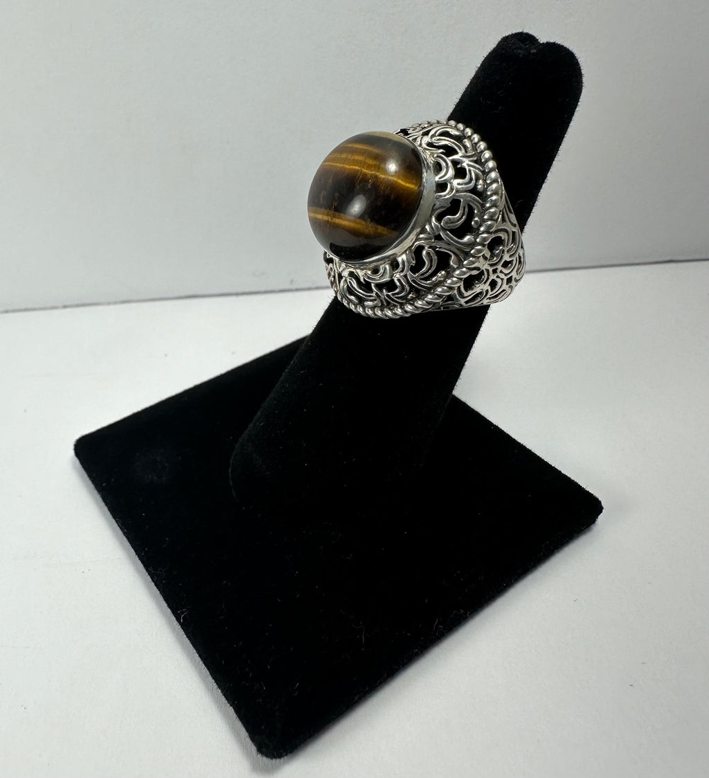 Tiger's Eye Ring | Jewelry | Wiccan Center