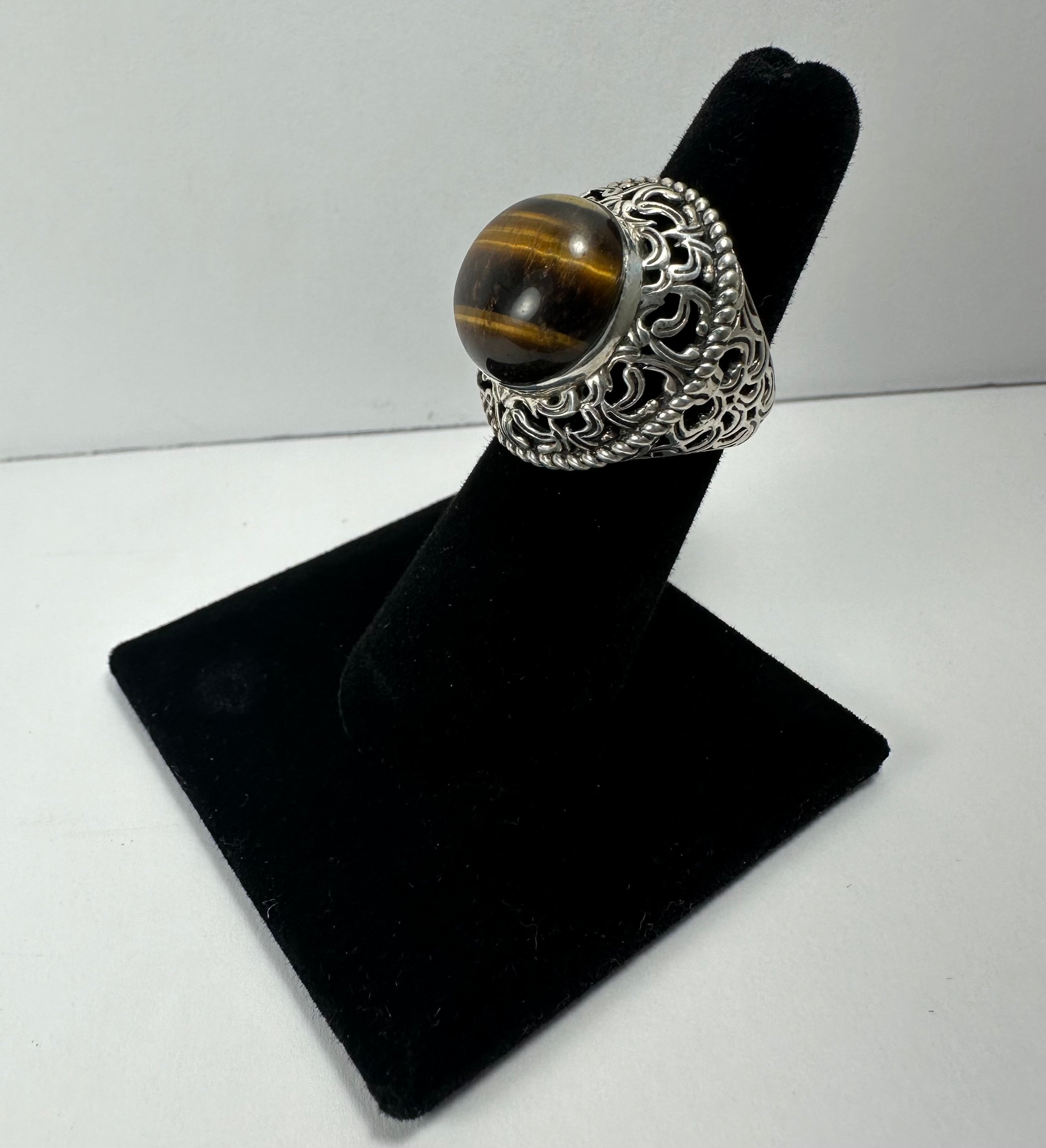 Tiger's Eye Ring | Jewelry | Wiccan Center