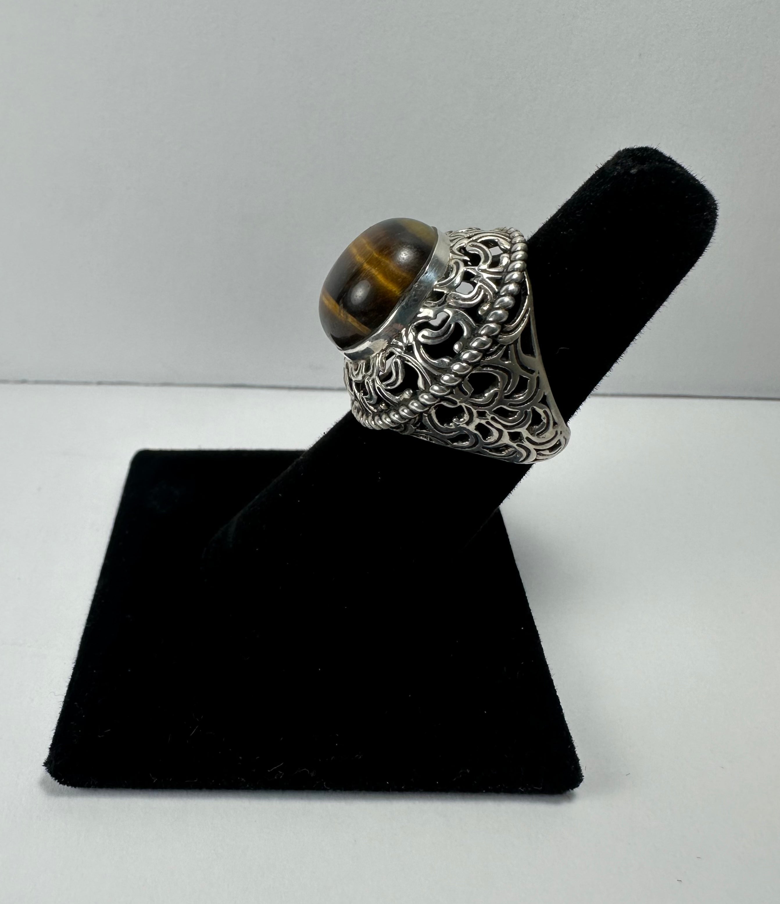 Tiger's Eye Ring | Jewelry | Wiccan Center