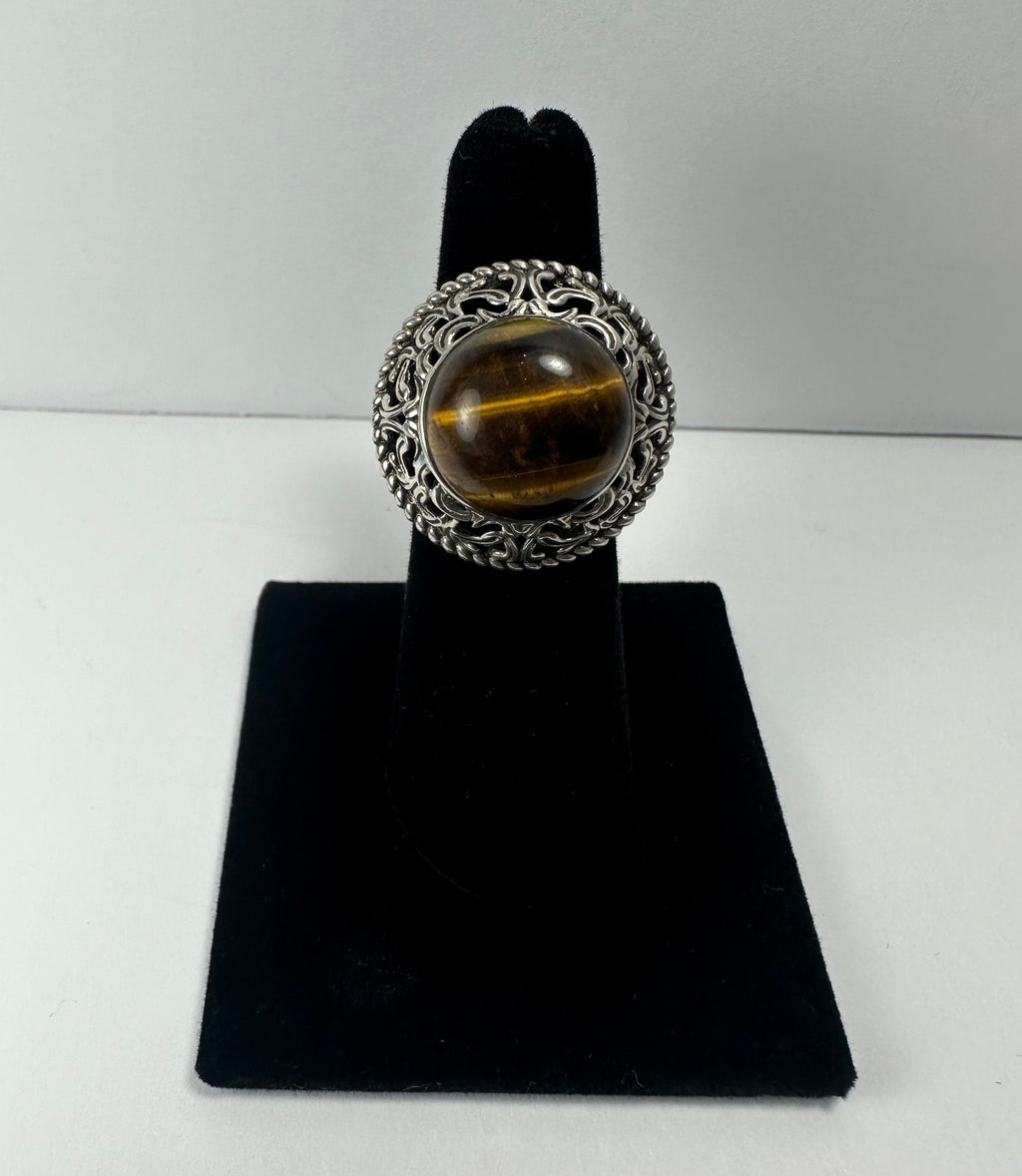 Tiger's Eye Ring | Jewelry | Wiccan Center