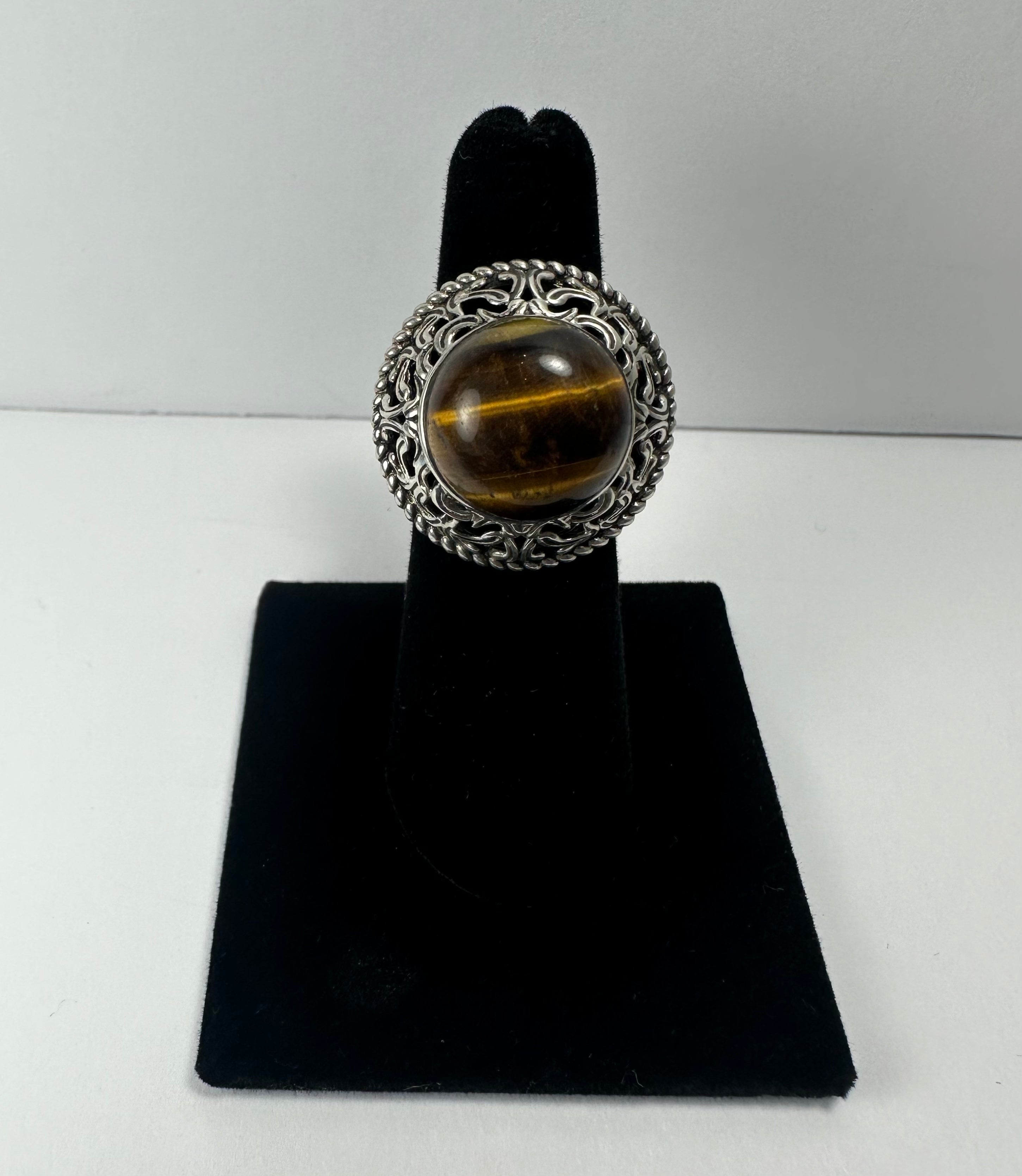 Tiger's Eye Ring | Jewelry | Wiccan Center