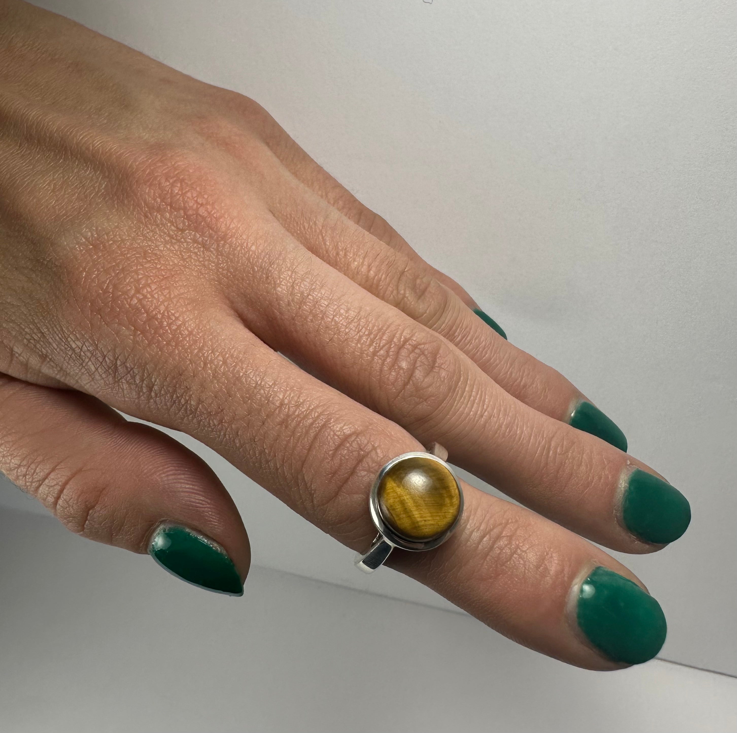Tiger's Eye Ring | Jewelry | Wiccan Center