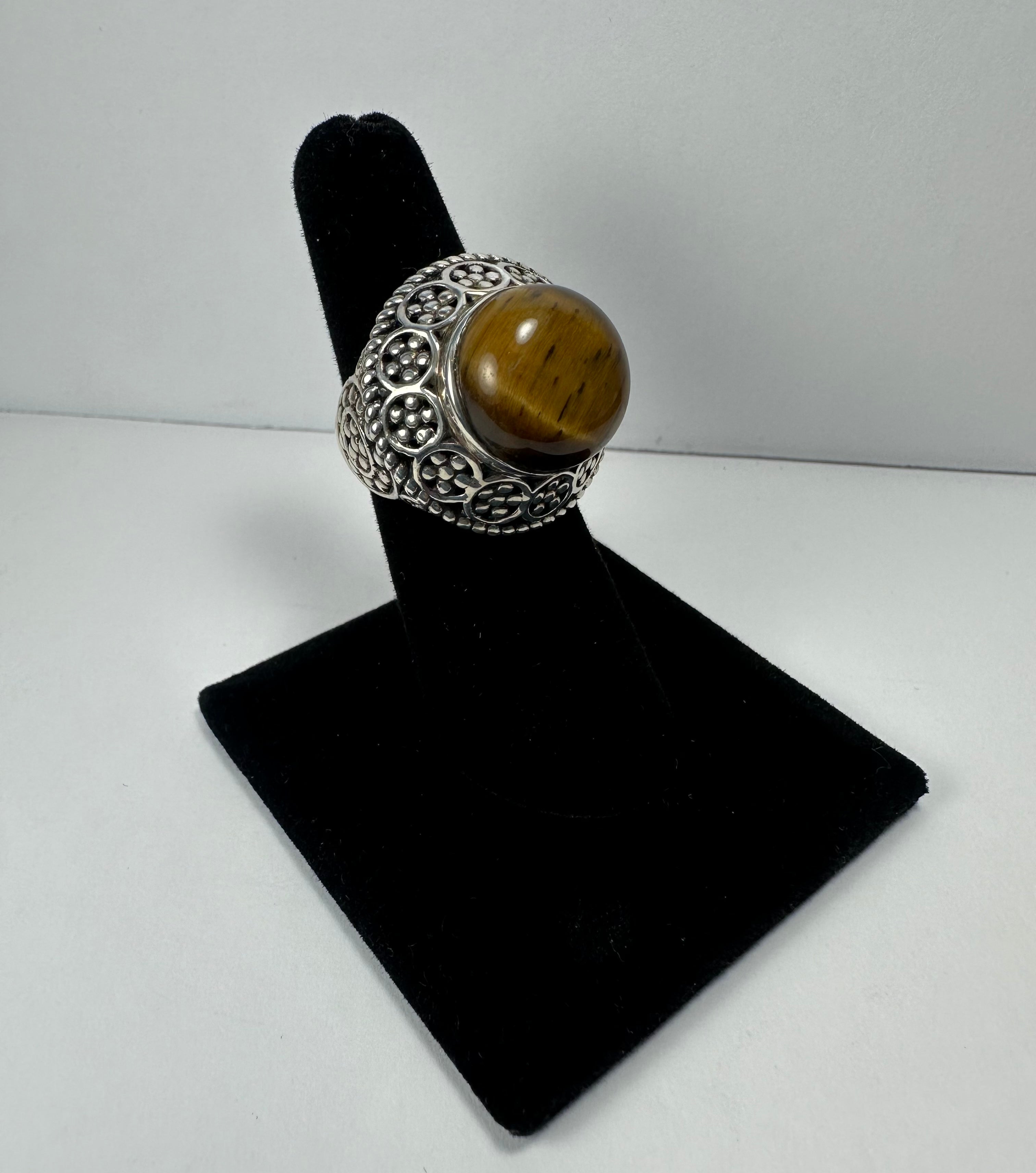 Tiger's Eye Ring | Jewelry | Wiccan Center