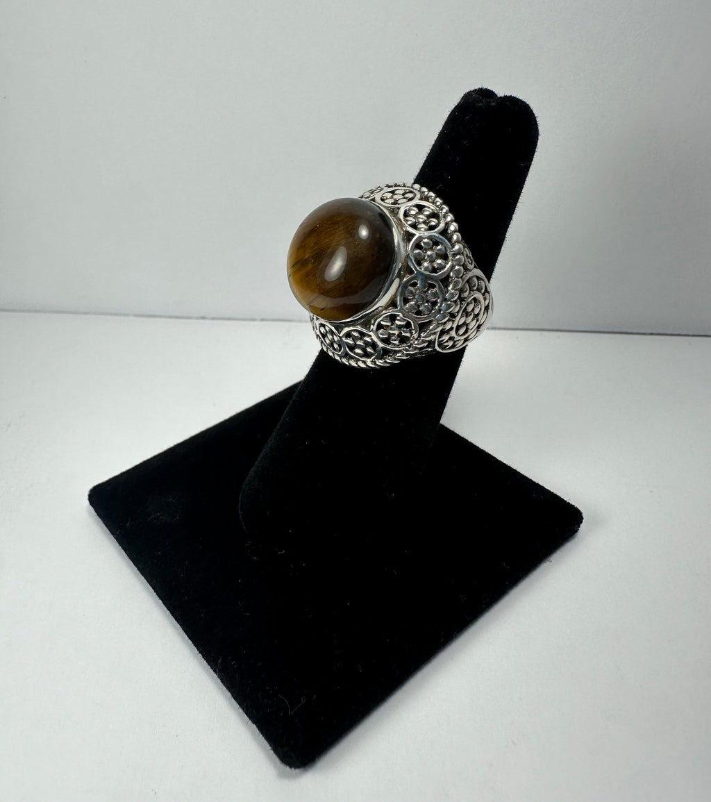 Tiger's Eye Ring | Jewelry | Wiccan Center