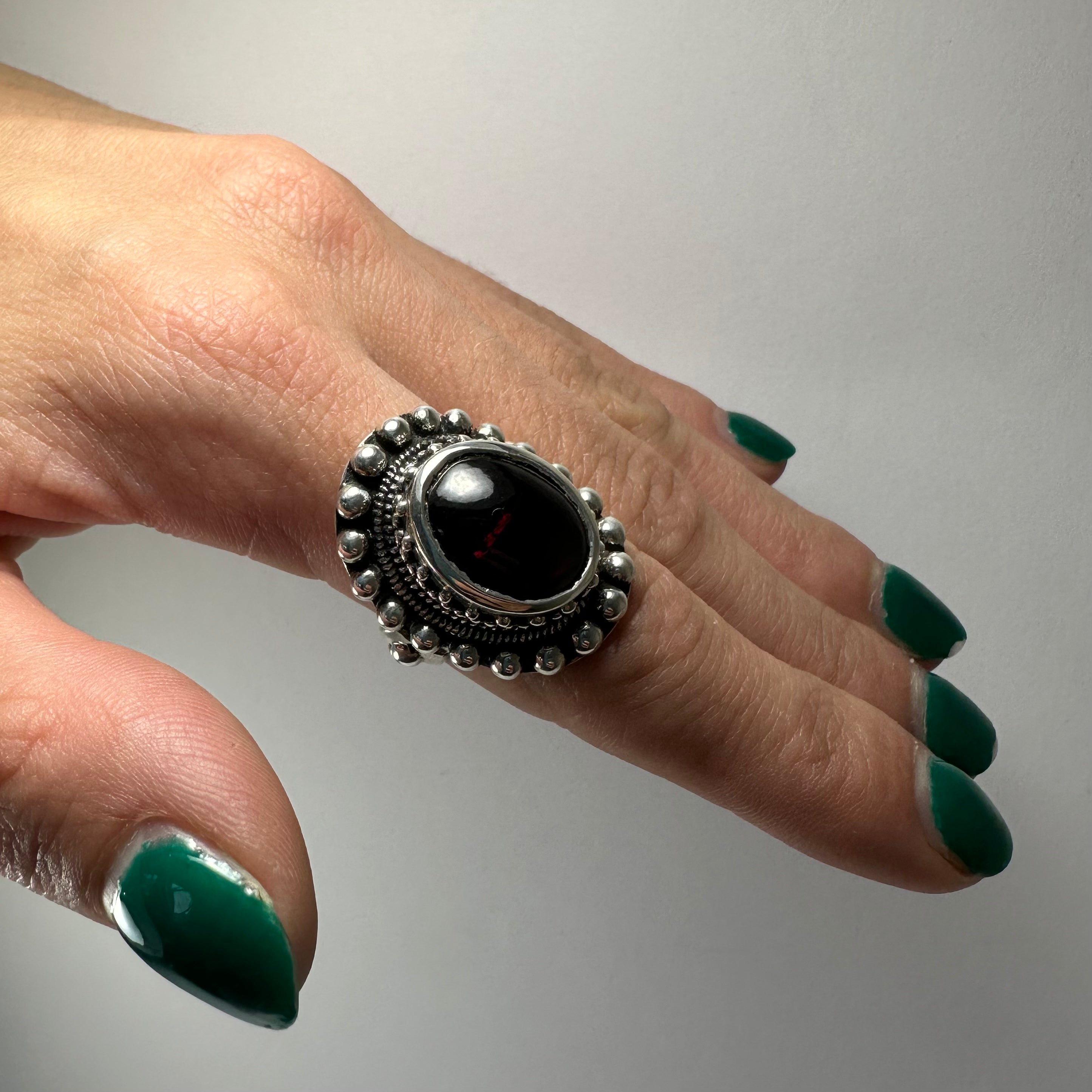 Garnet Ring | Jewelry | Wiccan Center