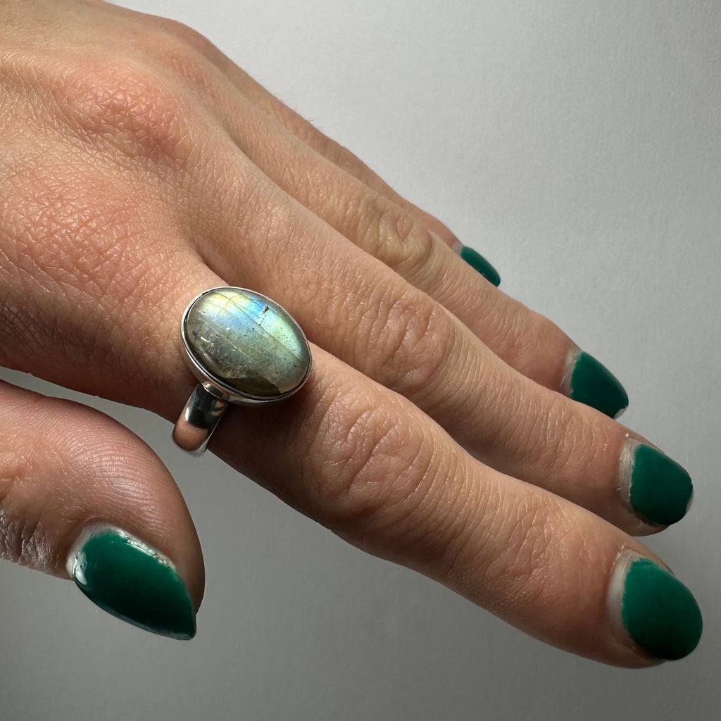 Labradorite Ring | Jewelry | Wiccan Center