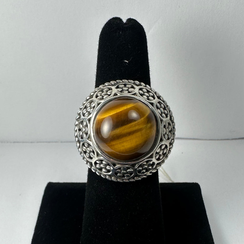 Tiger's Eye Ring | Jewelry | Wiccan Center