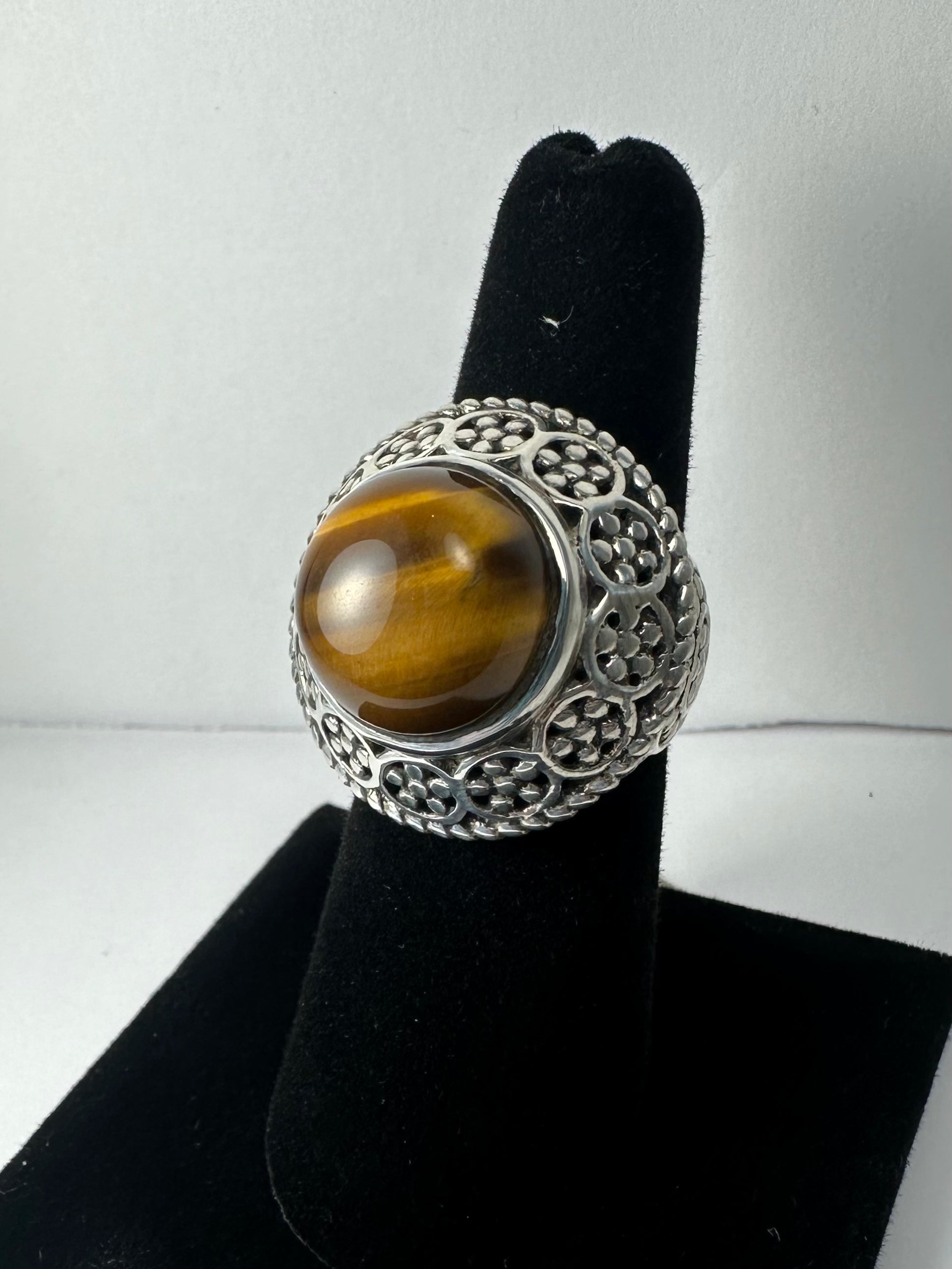 Tiger's Eye Ring | Jewelry | Wiccan Center