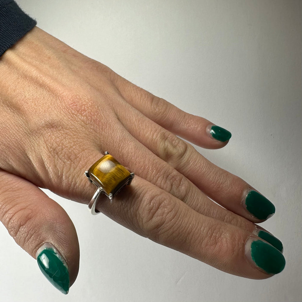 Tiger's Eye Ring | Jewelry | Wiccan Center